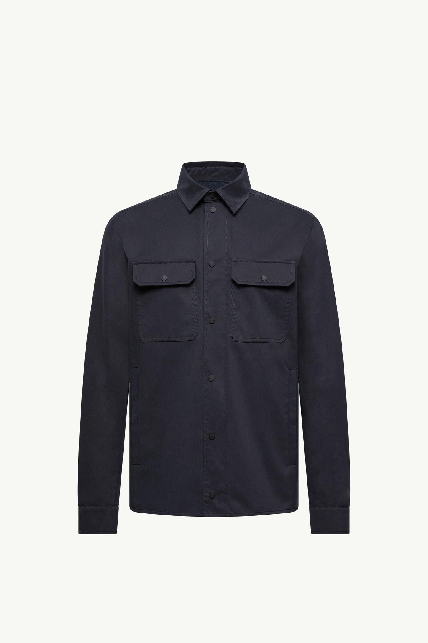 Cotton Gabardine Long Sleeve Shirt