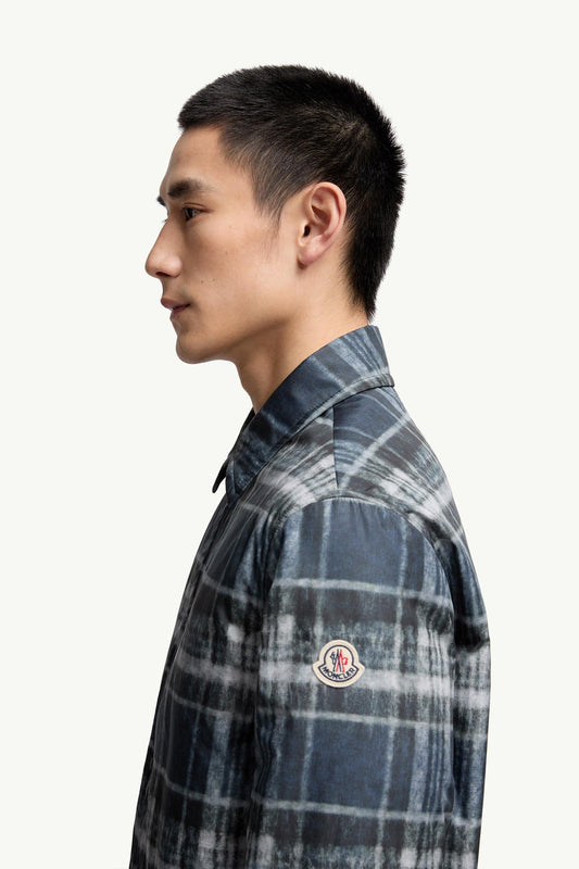 Check Padded Shirt Jacket