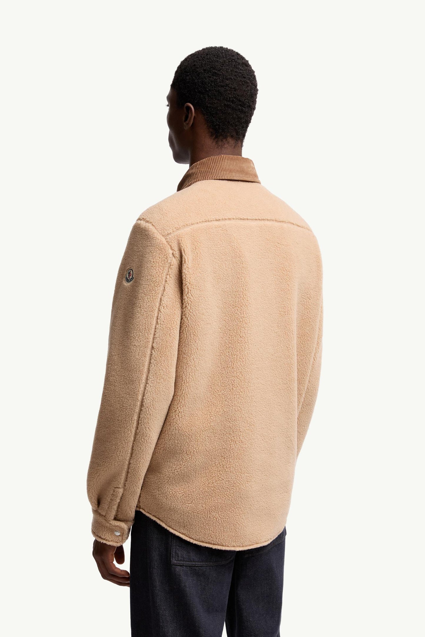 Teddy Corduroy-Trimmed Shirt Jacket