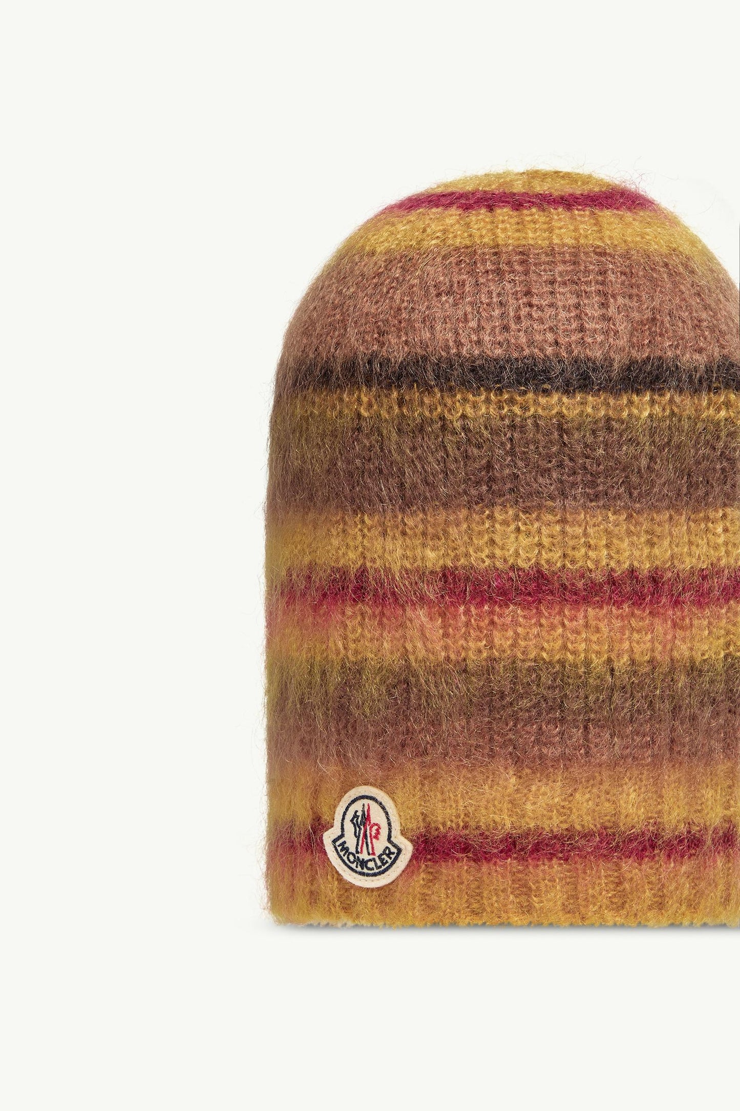 Striped Mohair Beanie