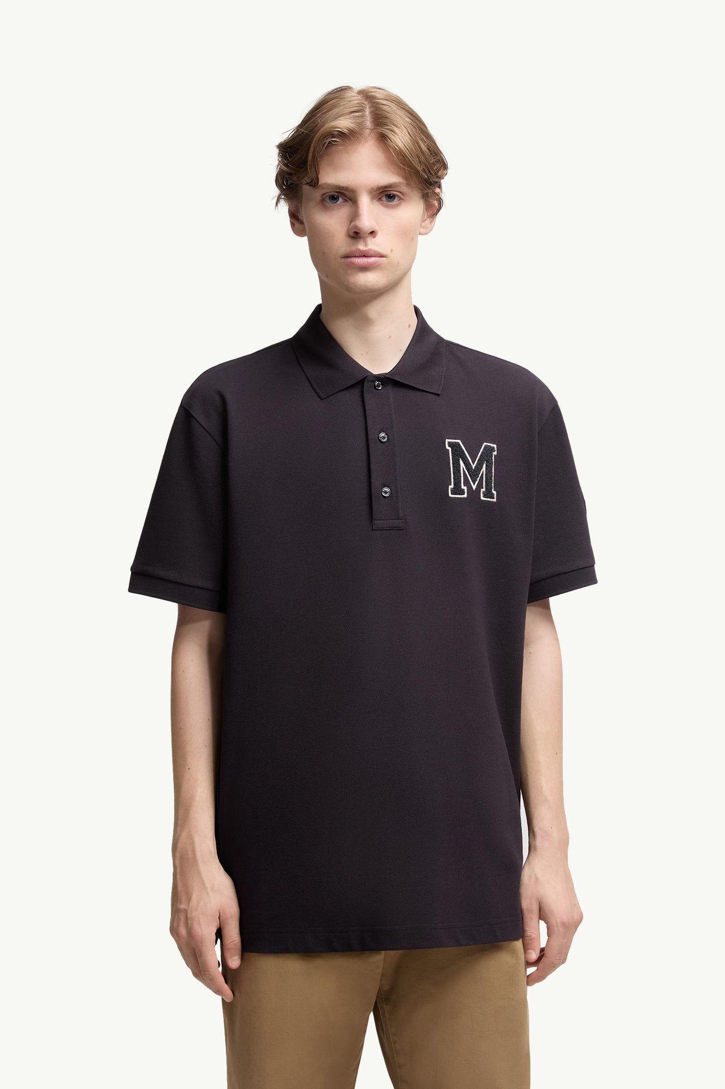 Monogram Cotton Piquet Polo Shirt