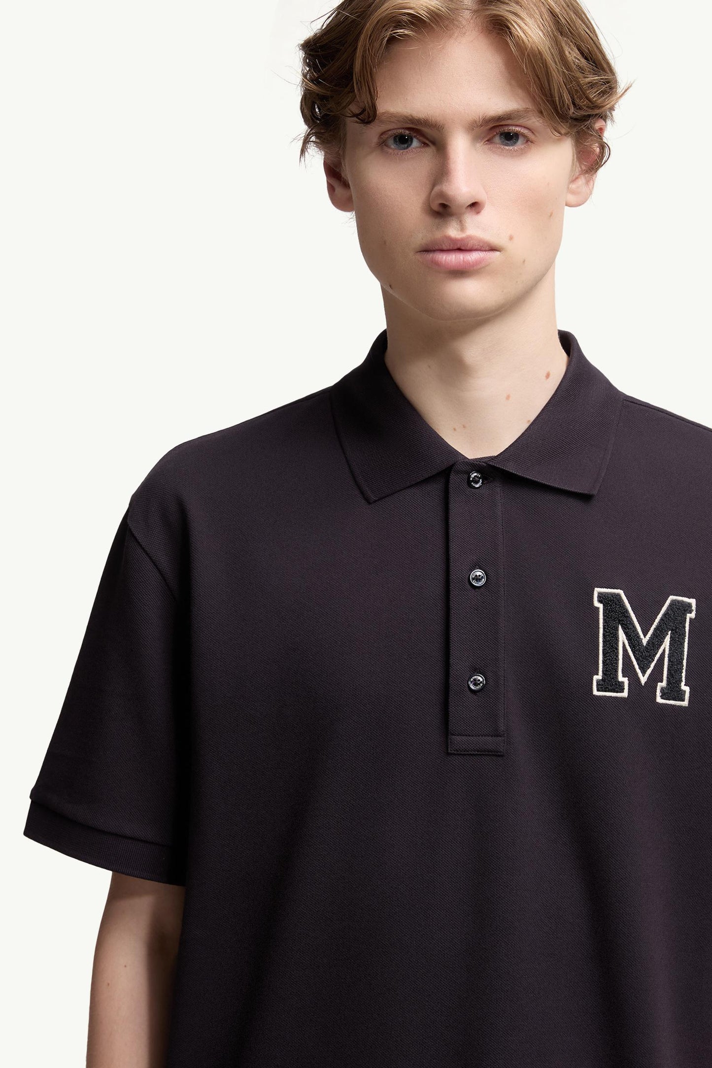 Monogram Cotton Piquet Polo Shirt