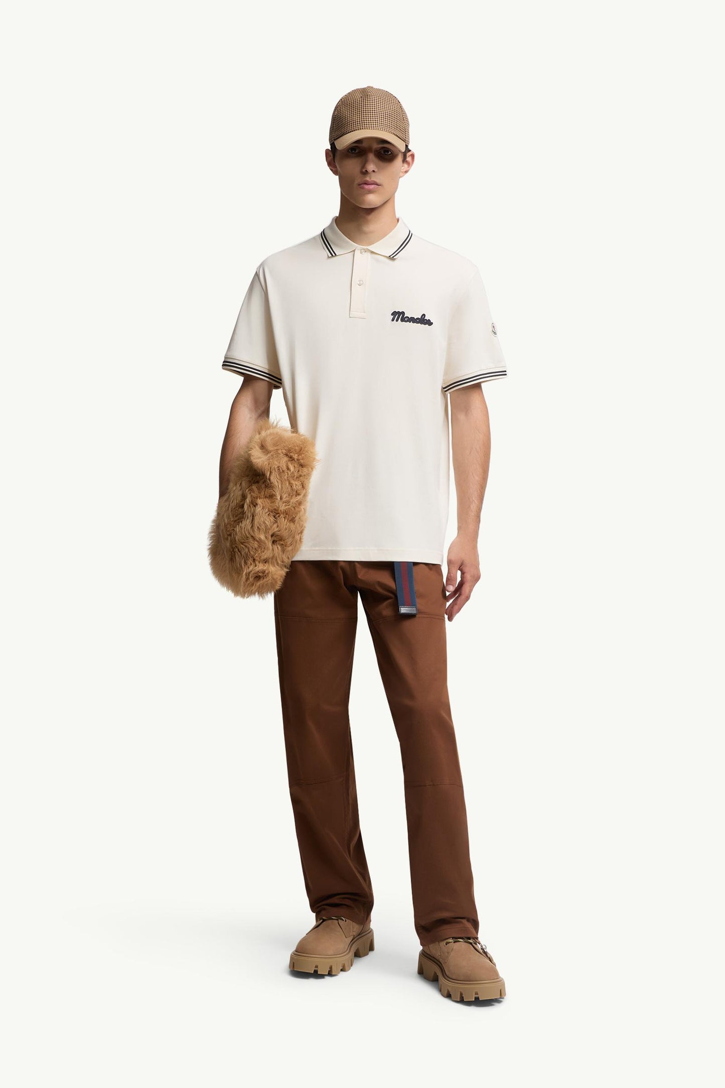 Embroidered Logo Cotton Piquet Polo Shirt