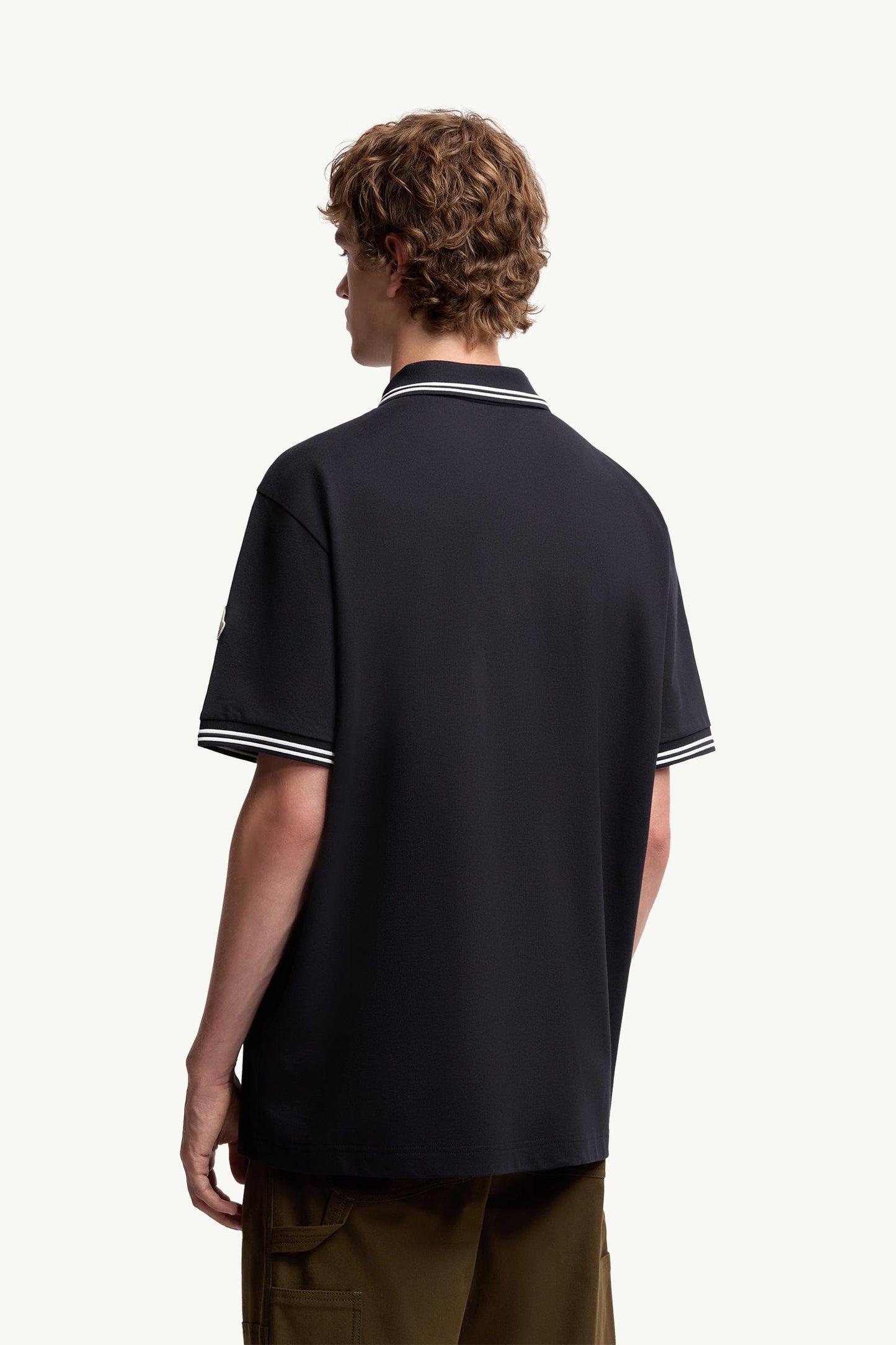 Embroidered Logo Cotton Piquet Polo Shirt