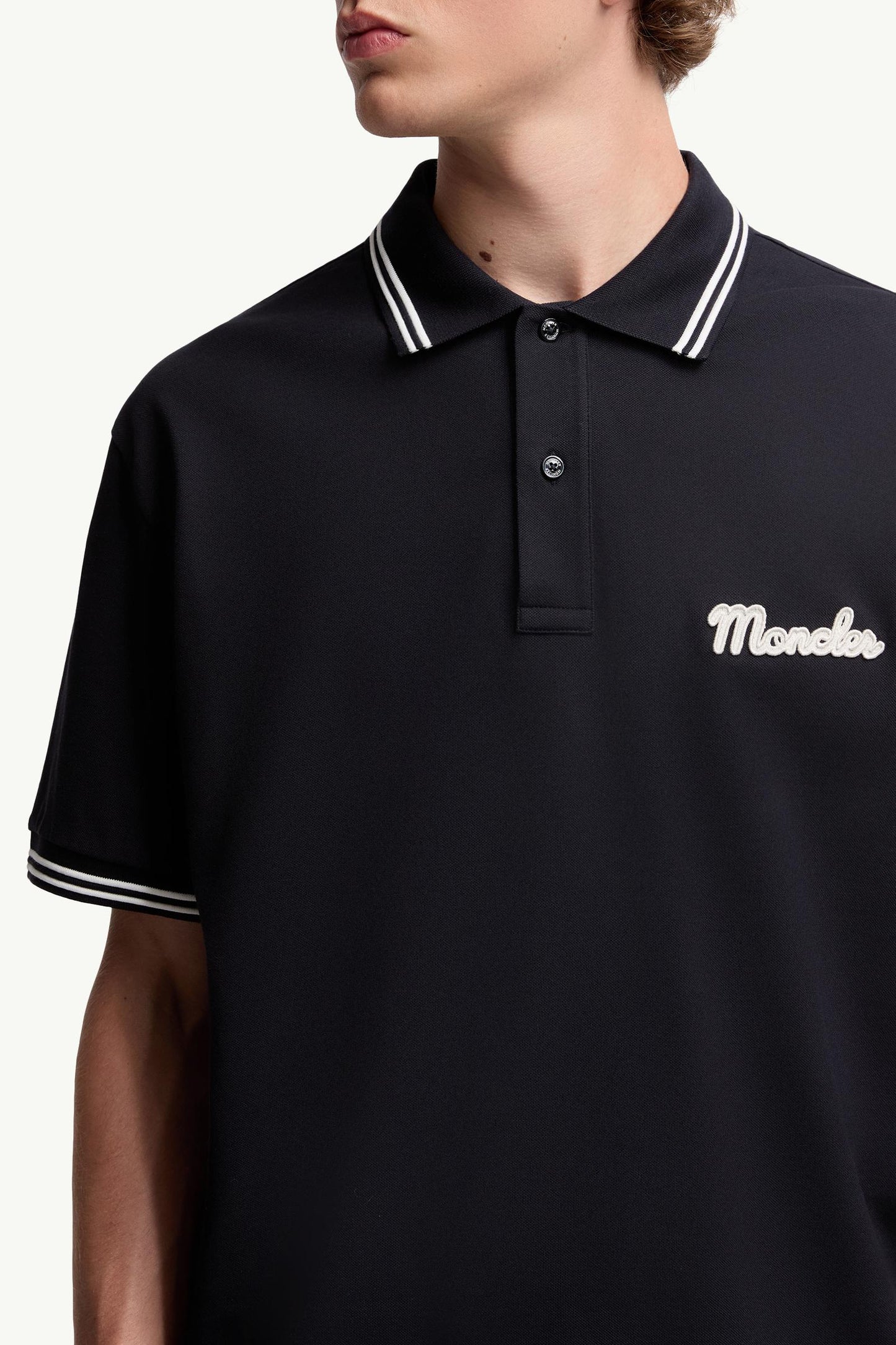Embroidered Logo Cotton Piquet Polo Shirt
