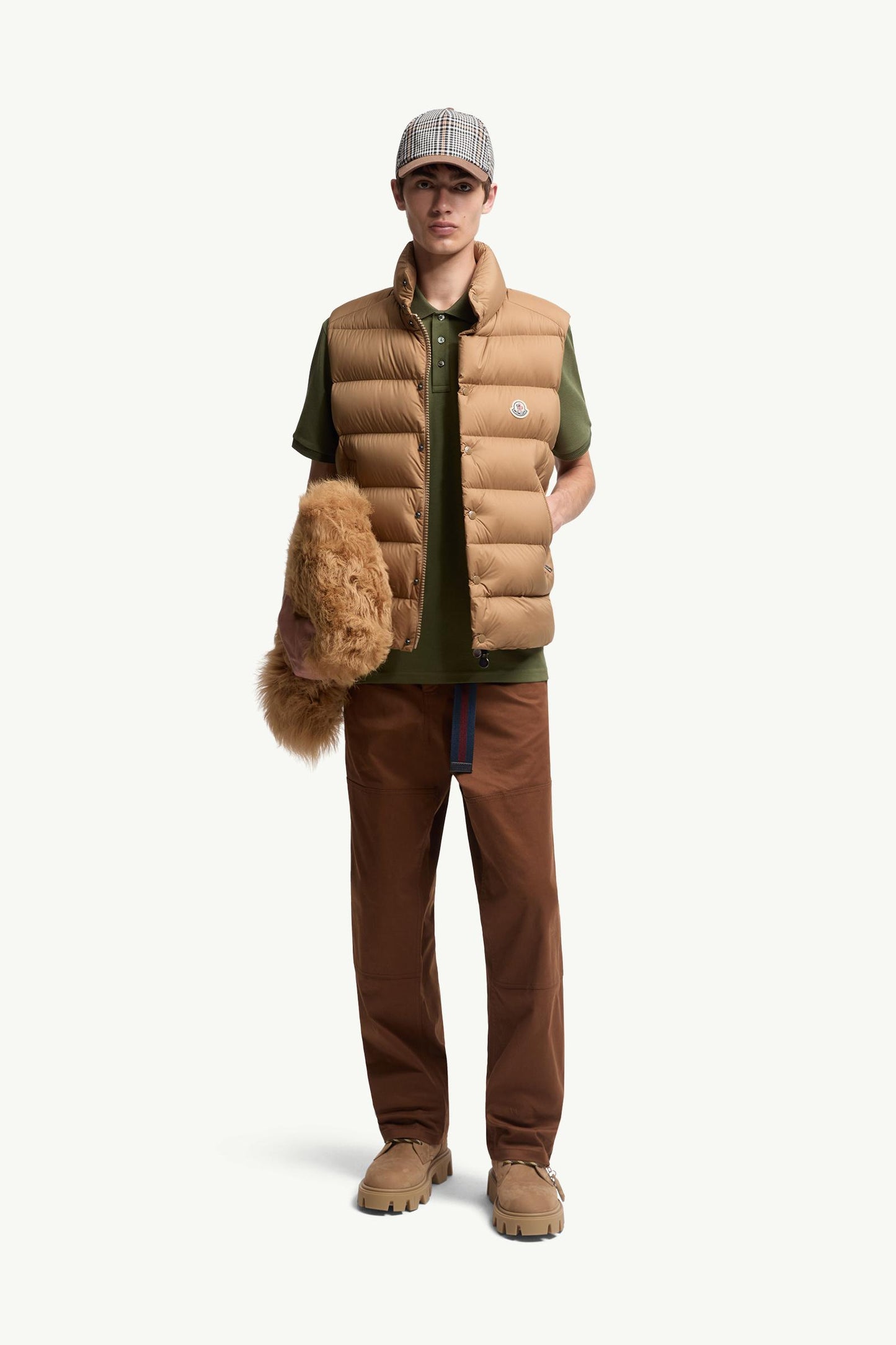 Logo Patch Cotton Piquet Polo Shirt