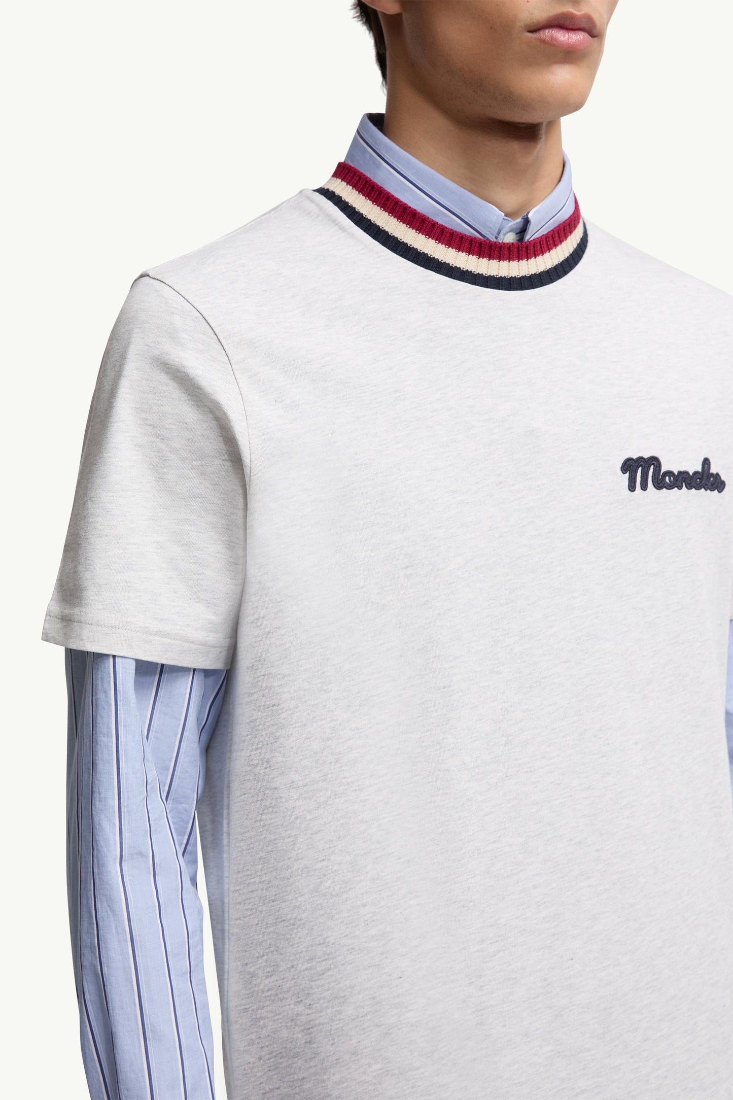 Embroidered Logo Cotton T-Shirt