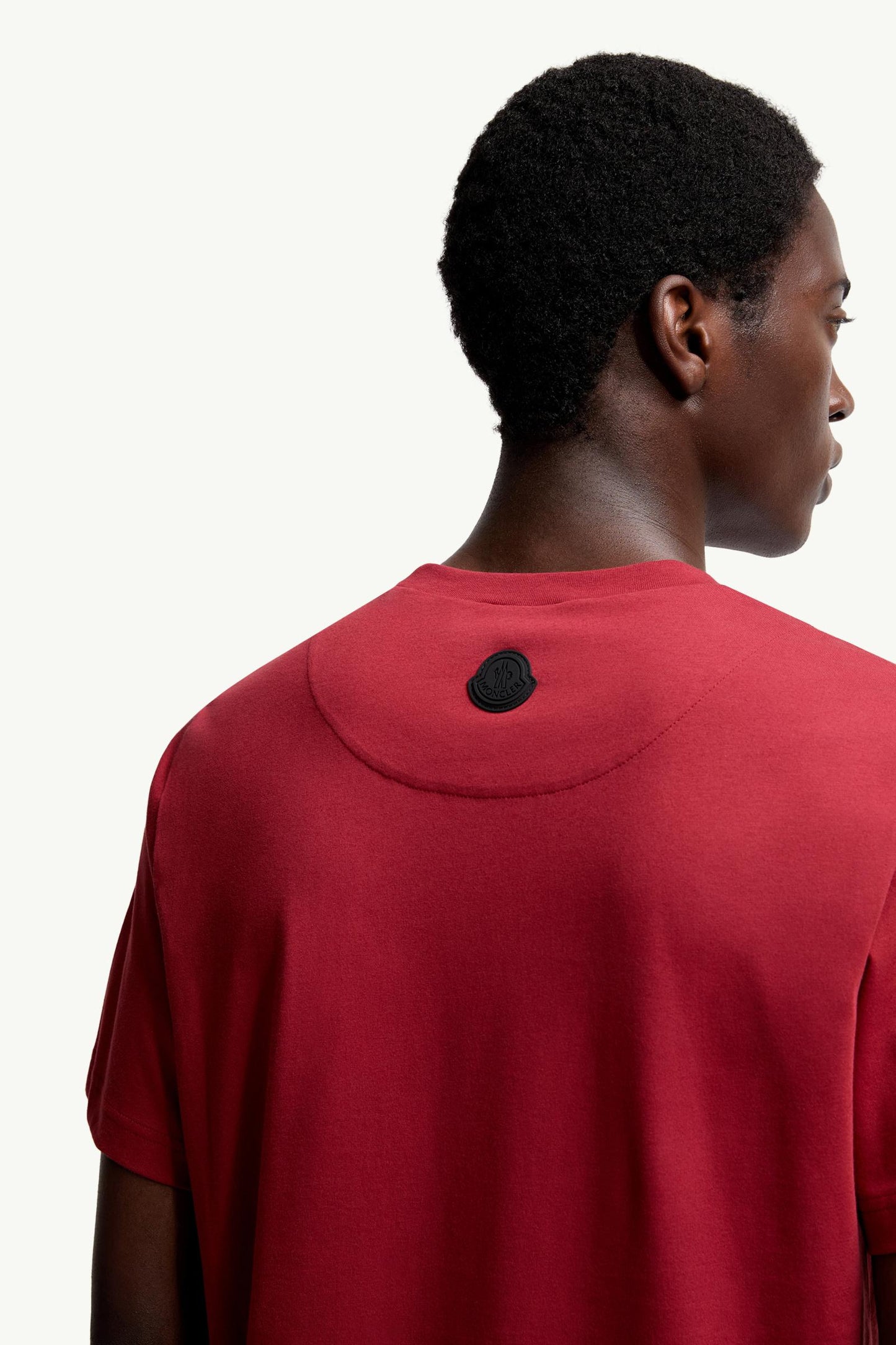 Three-Dimensional Logo Cotton T-Shirt