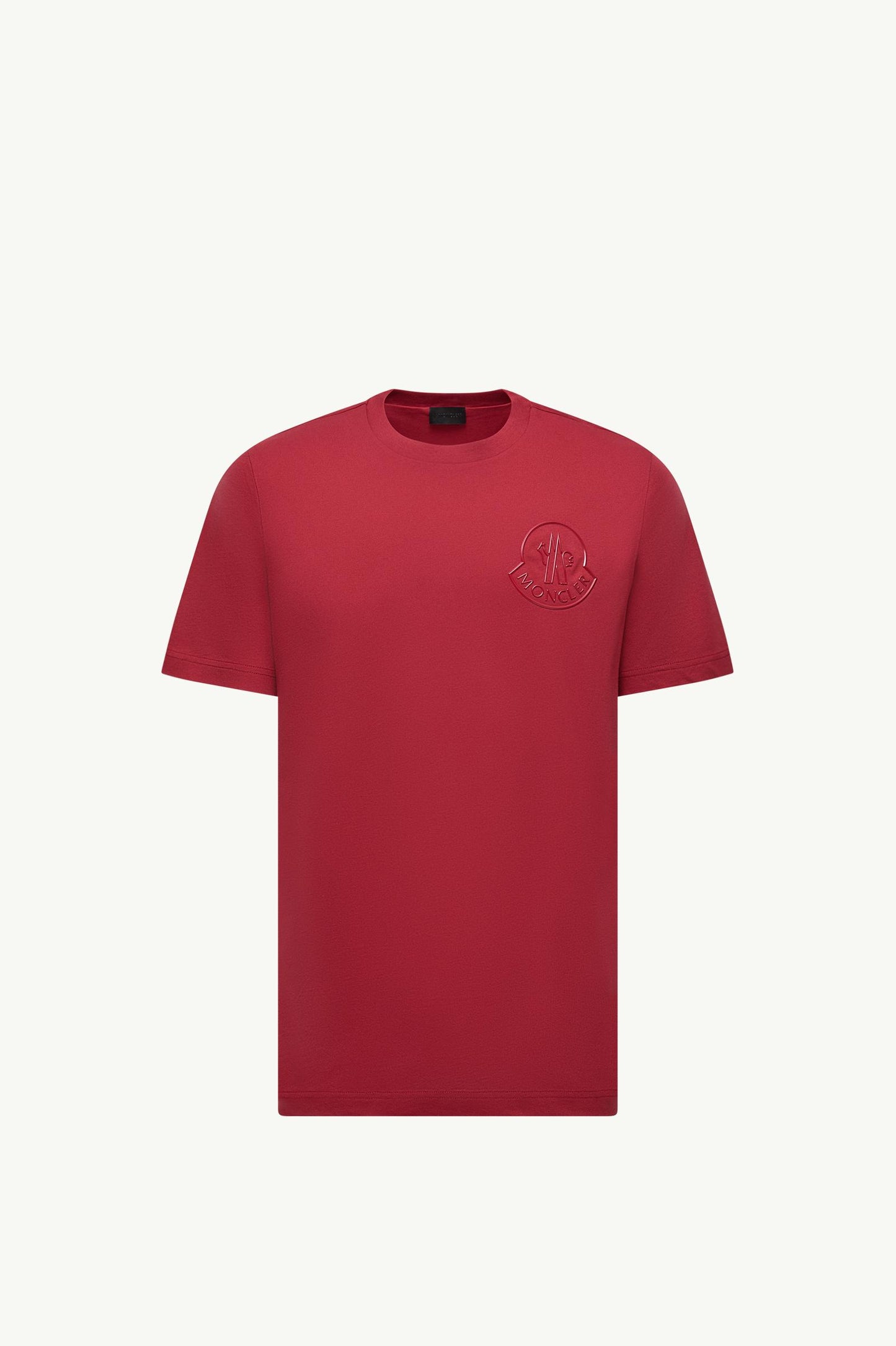 Three-Dimensional Logo Cotton T-Shirt