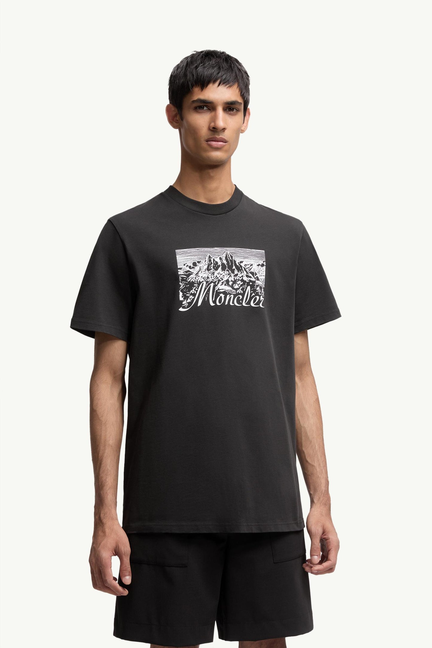 Mountain Logo Cotton T-Shirt