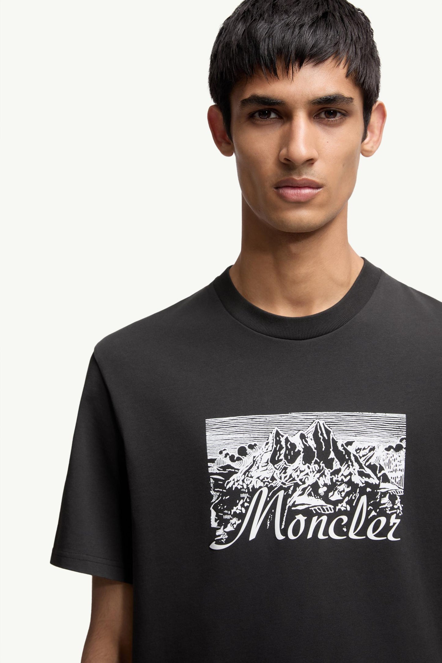 Mountain Logo Cotton T-Shirt