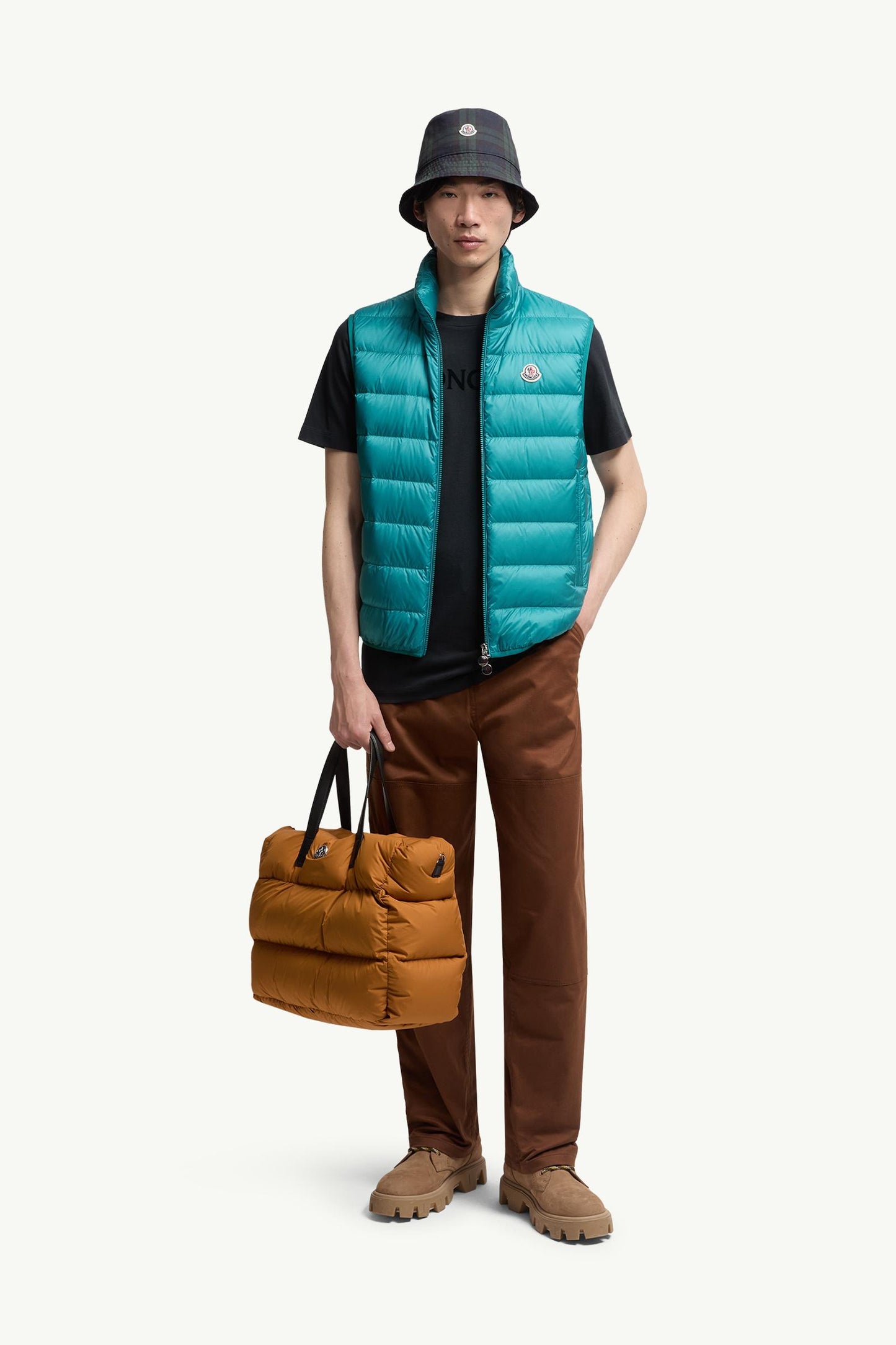 Flocked Logo Cotton T-Shirt