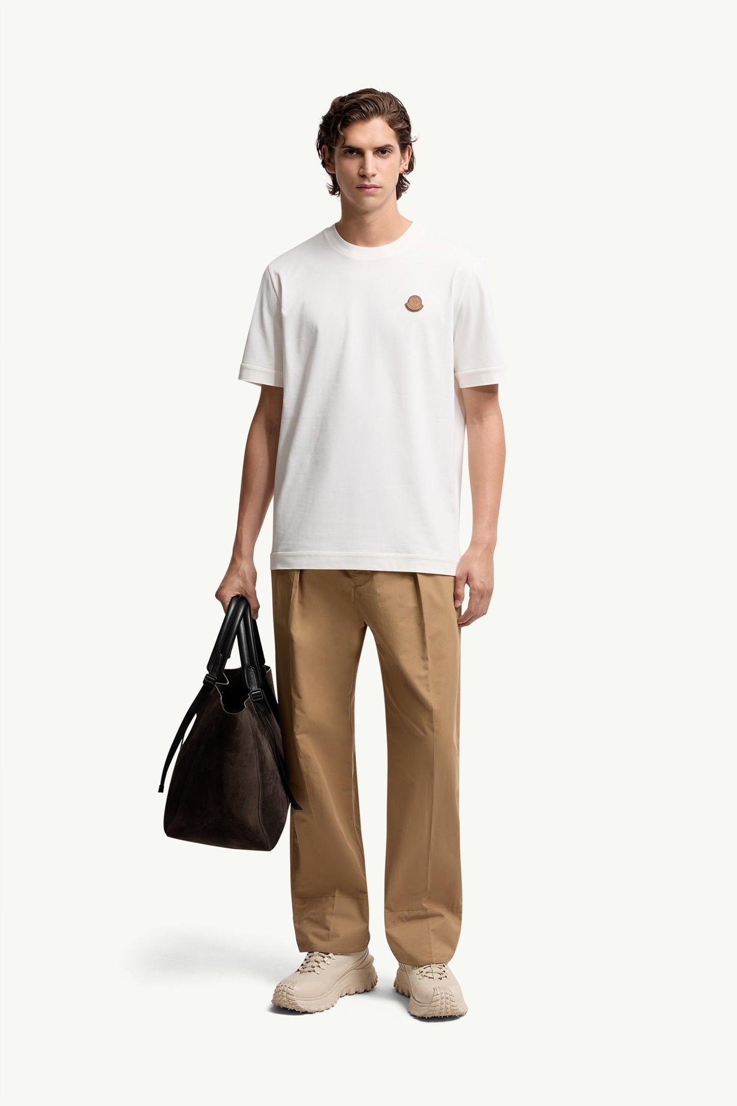 Logo Patch Cotton T-Shirt