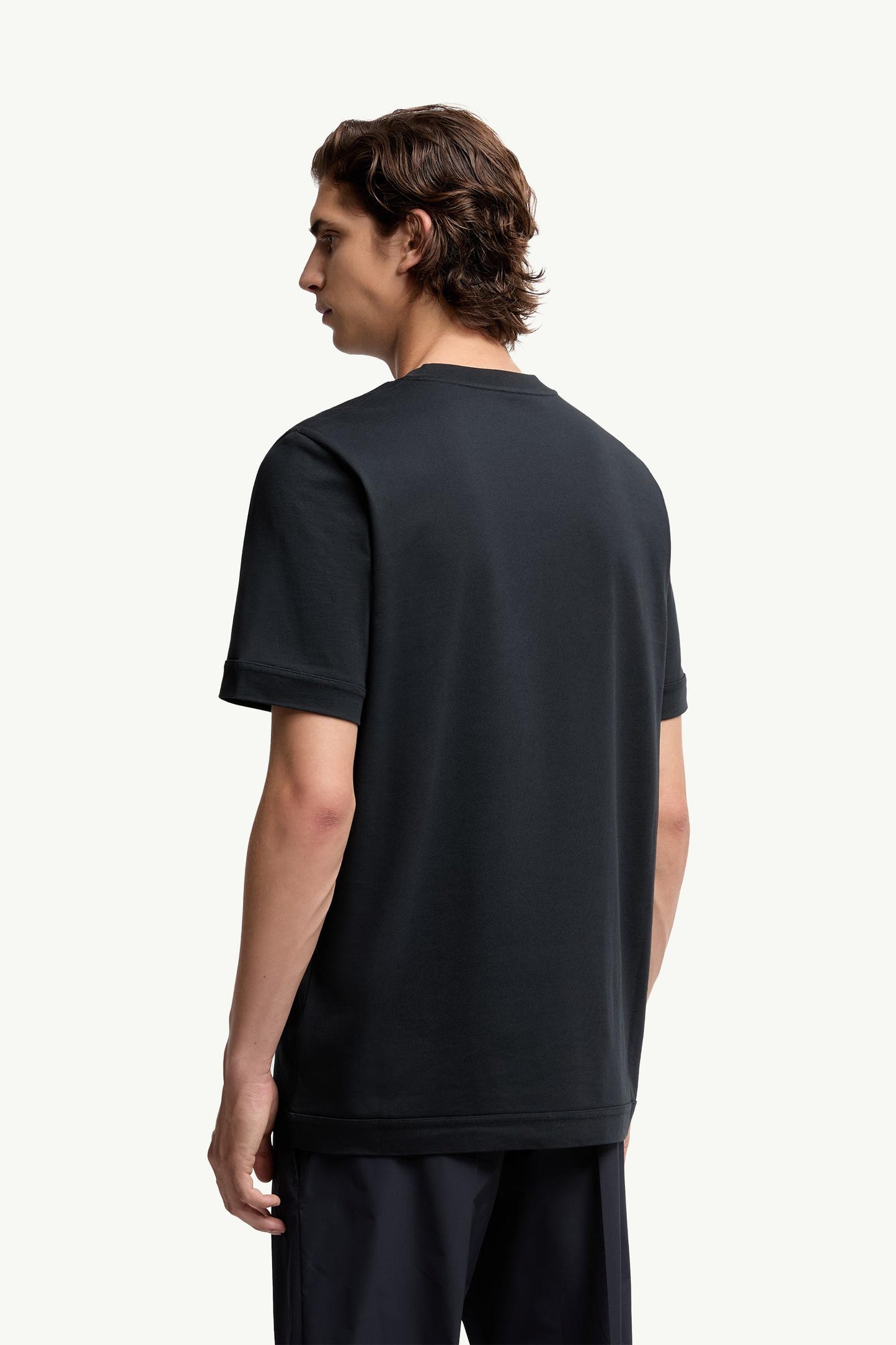 Logo Patch Cotton T-Shirt