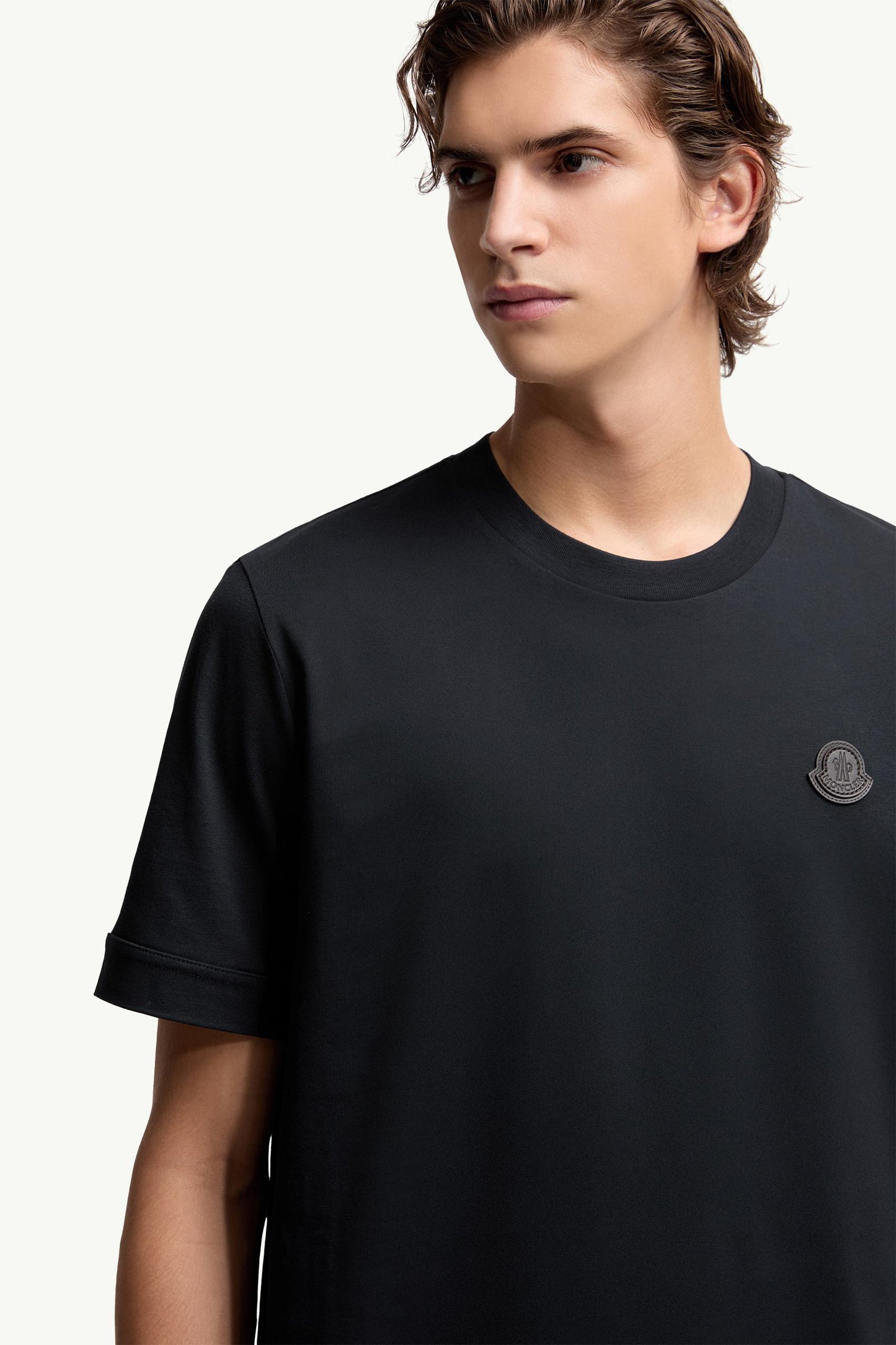 Logo Patch Cotton T-Shirt