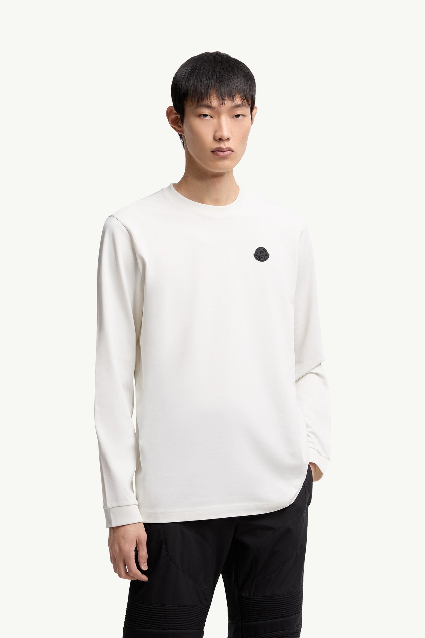 Graphic Logo Long Sleeve Cotton T-Shirt