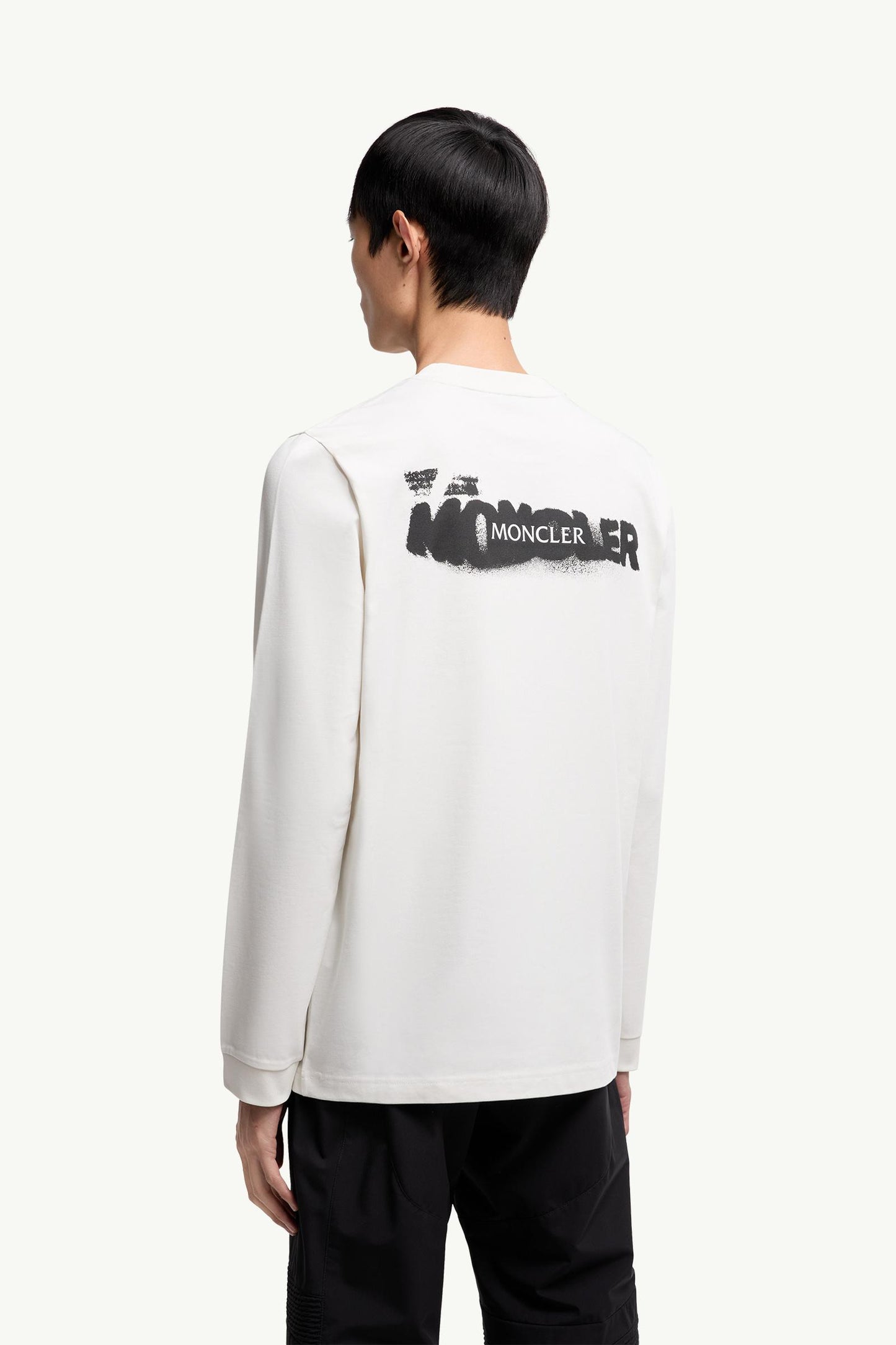 Graphic Logo Long Sleeve Cotton T-Shirt