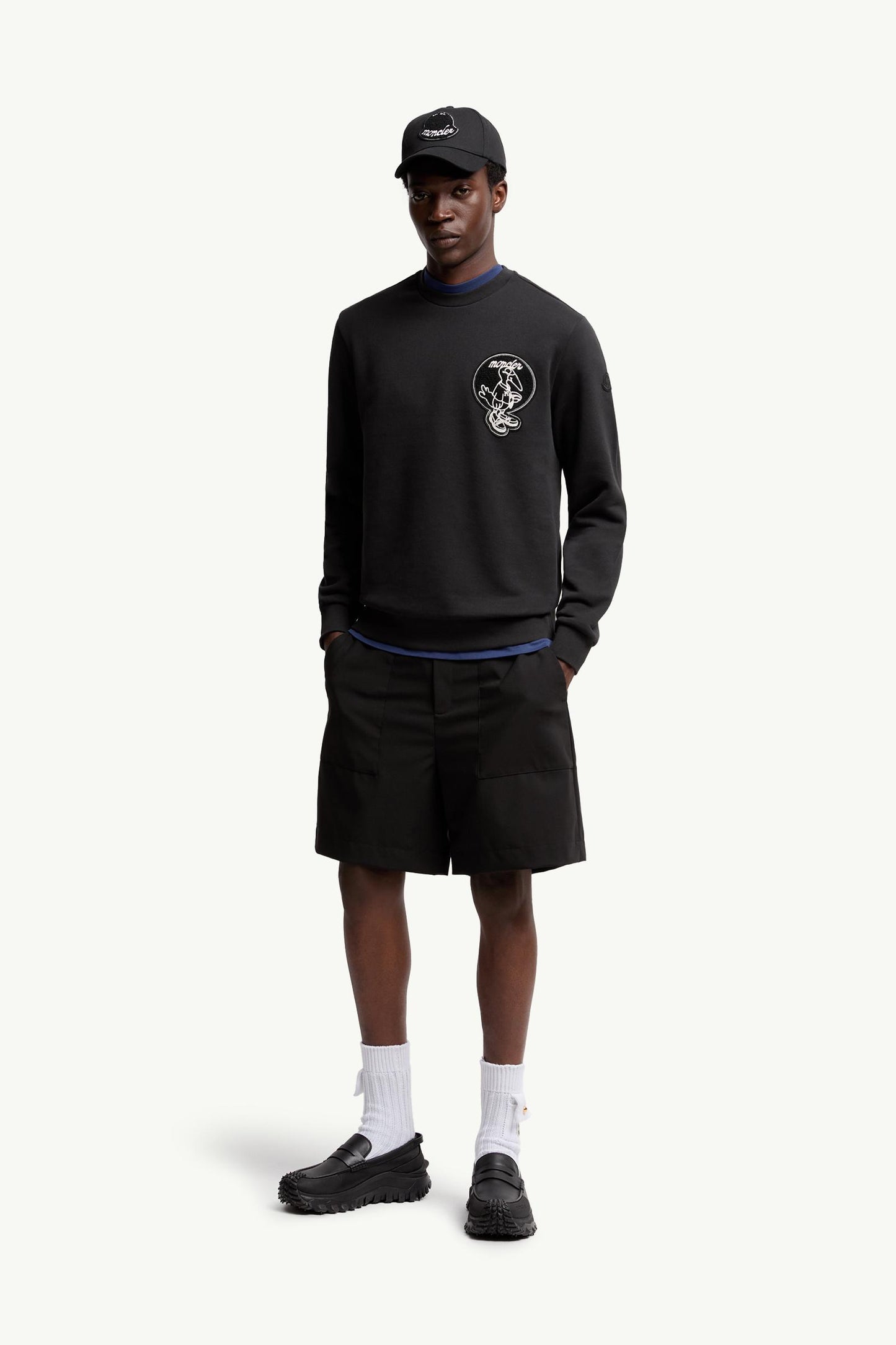 Mascot Patch Cotton Sweatshirt