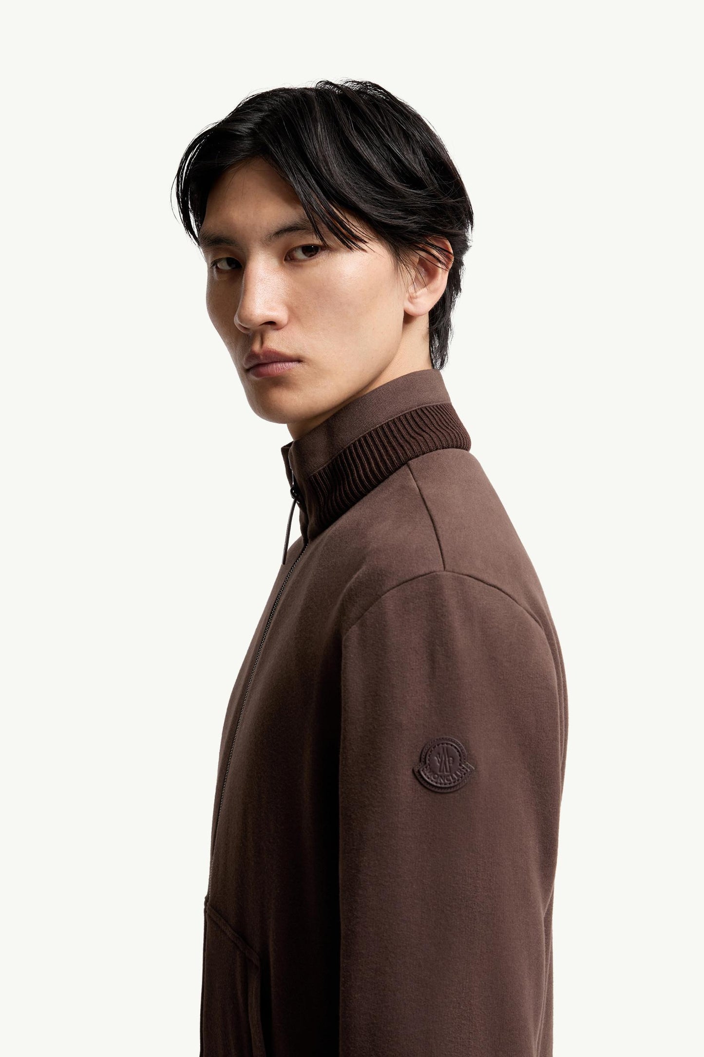 Cotton & Cashmere Zip-Up Sweatshirt