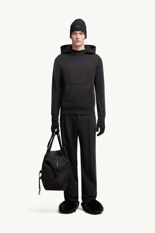 Tonal Back Logo Cotton Hoodie