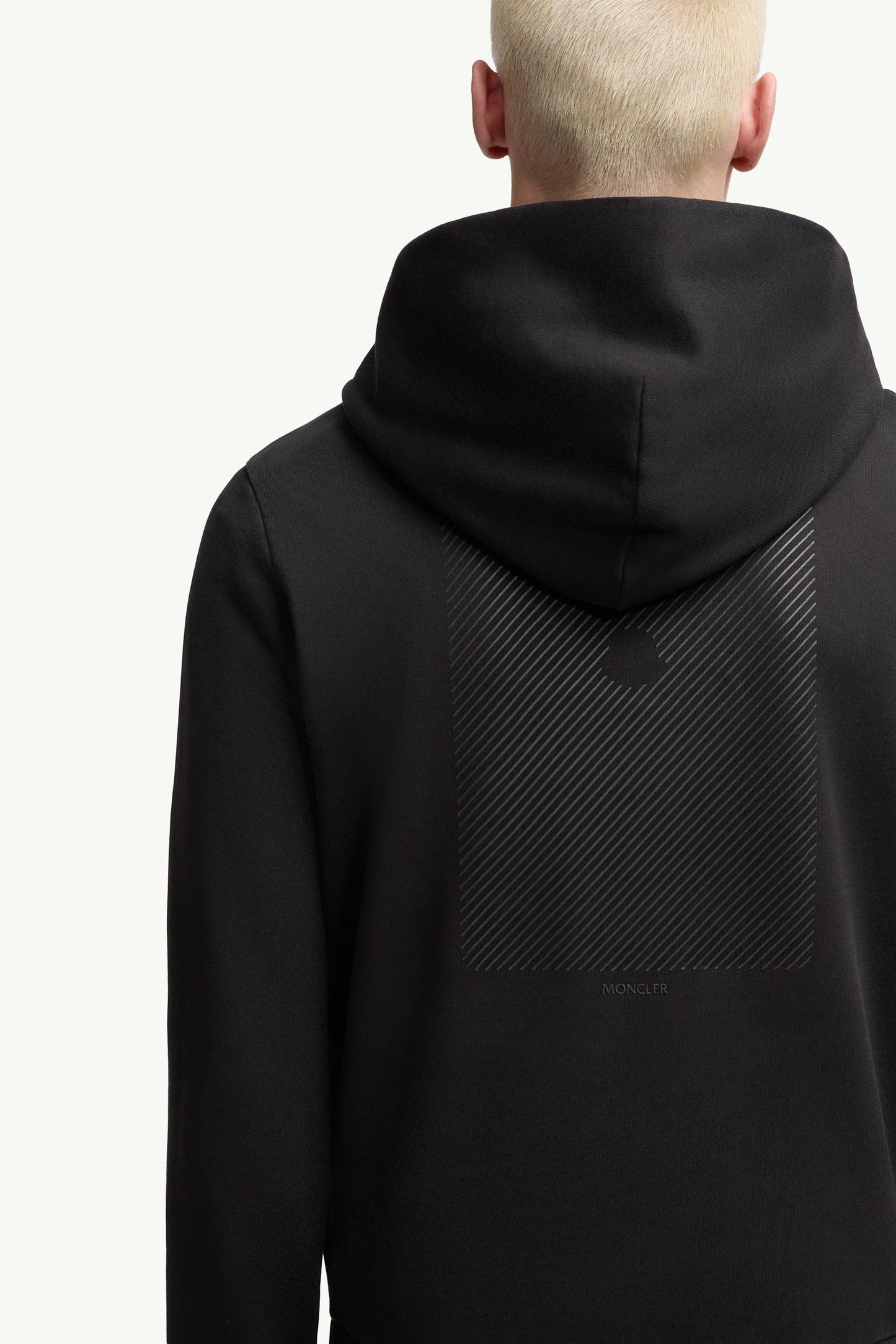 Tonal Back Logo Cotton Hoodie