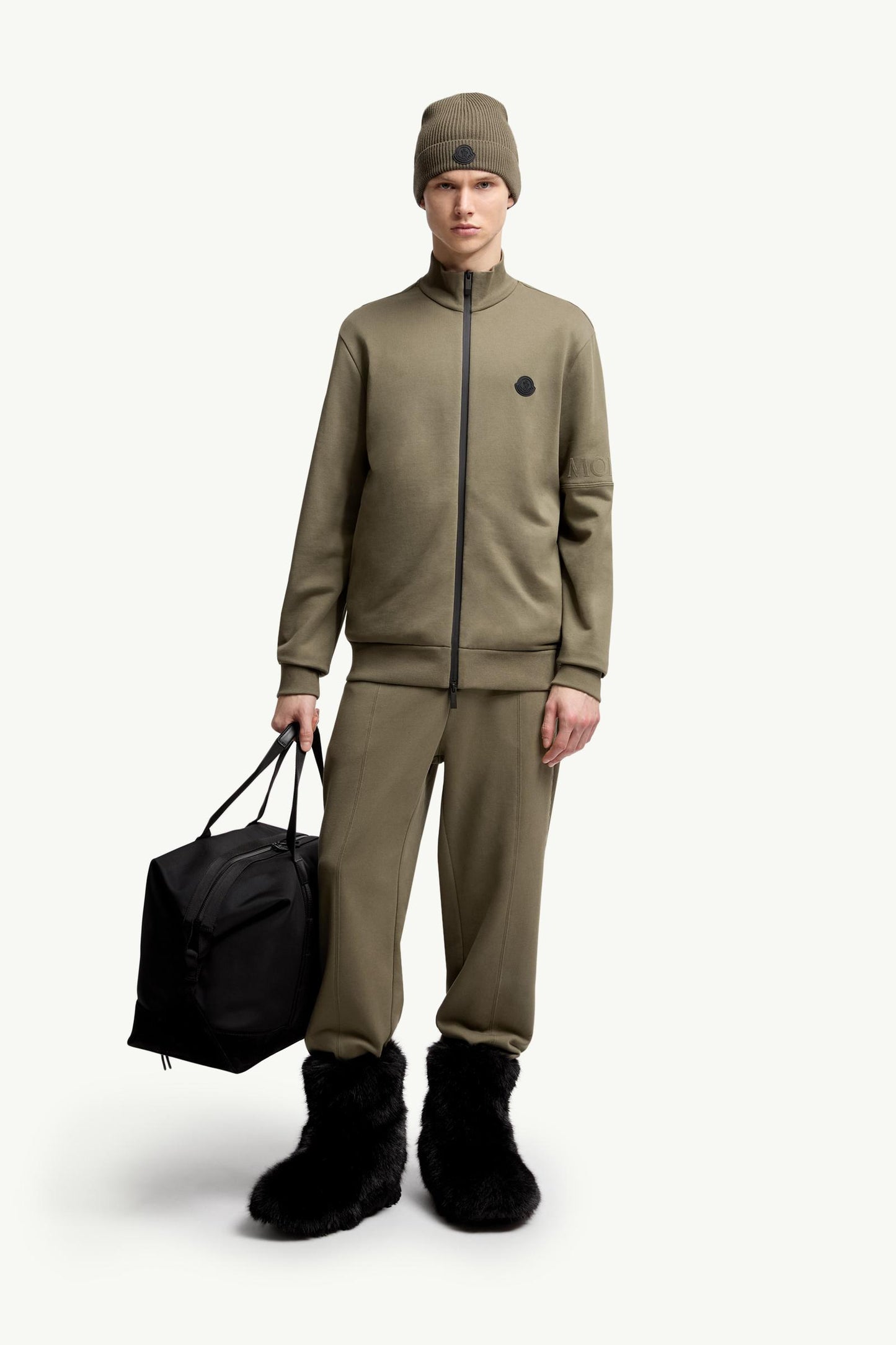 Cotton Zip-Up Sweatshirt