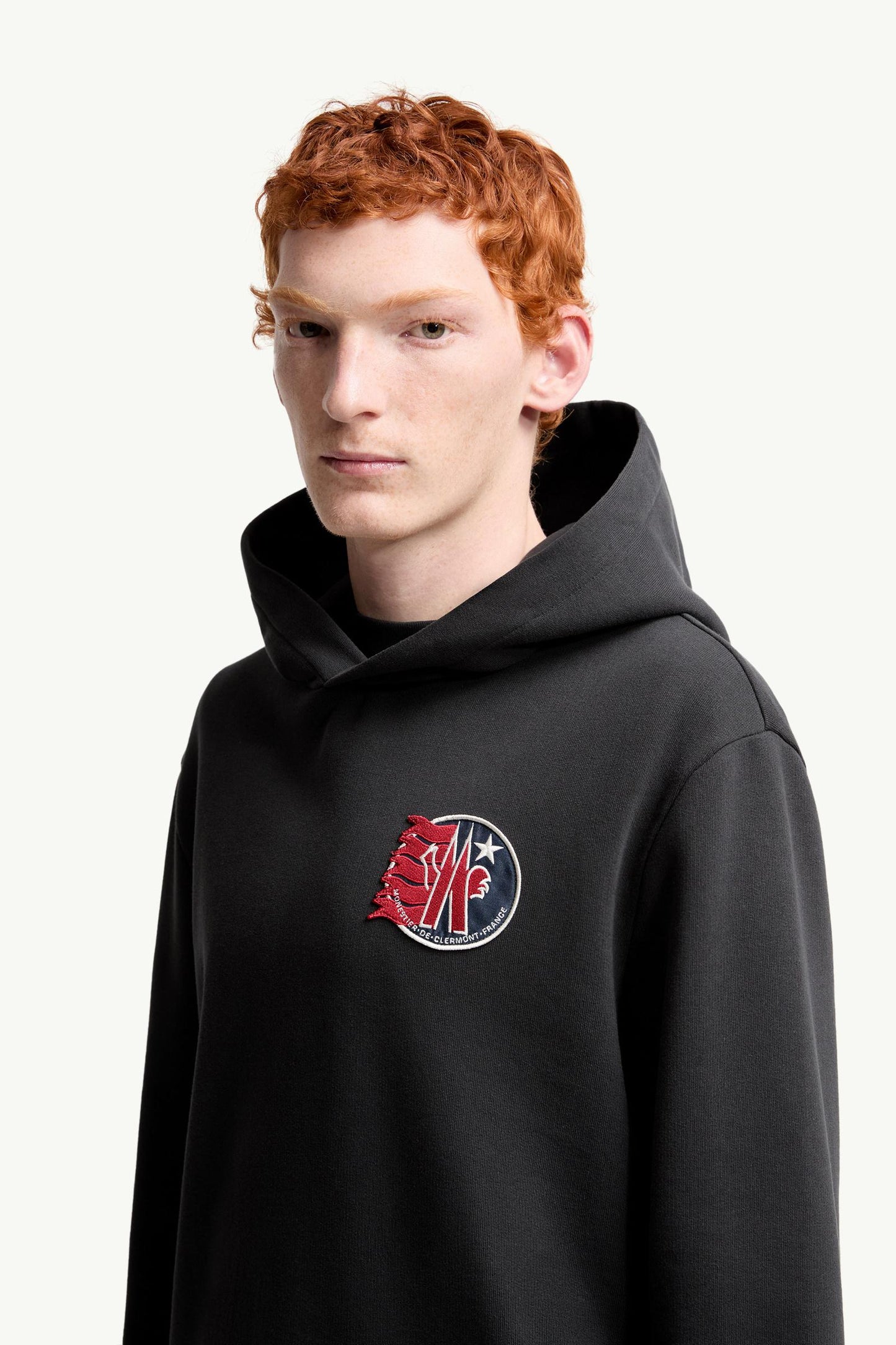 Star Logo Patch Cotton Hoodie