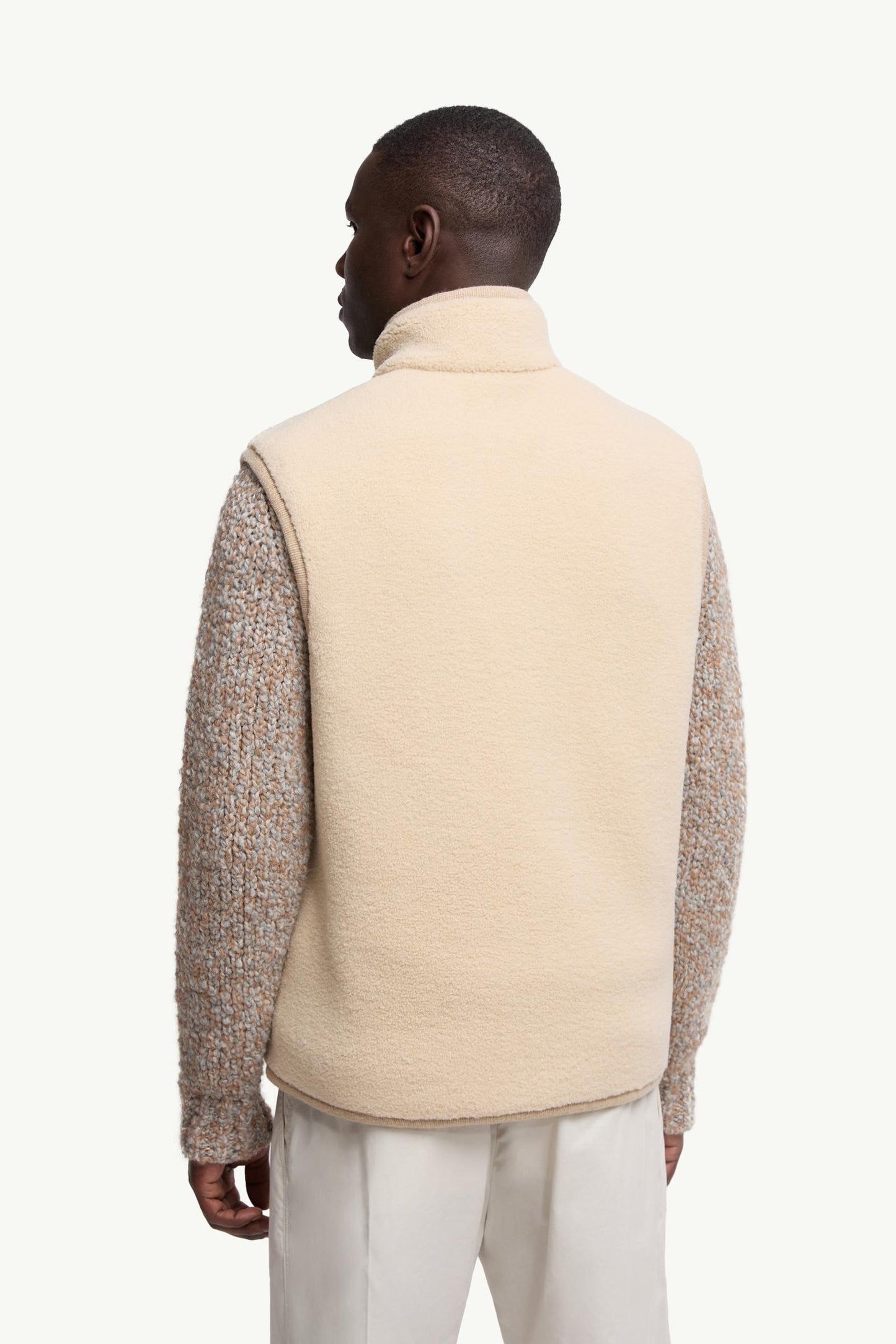 Nubuck-Trimmed Teddy Gilet