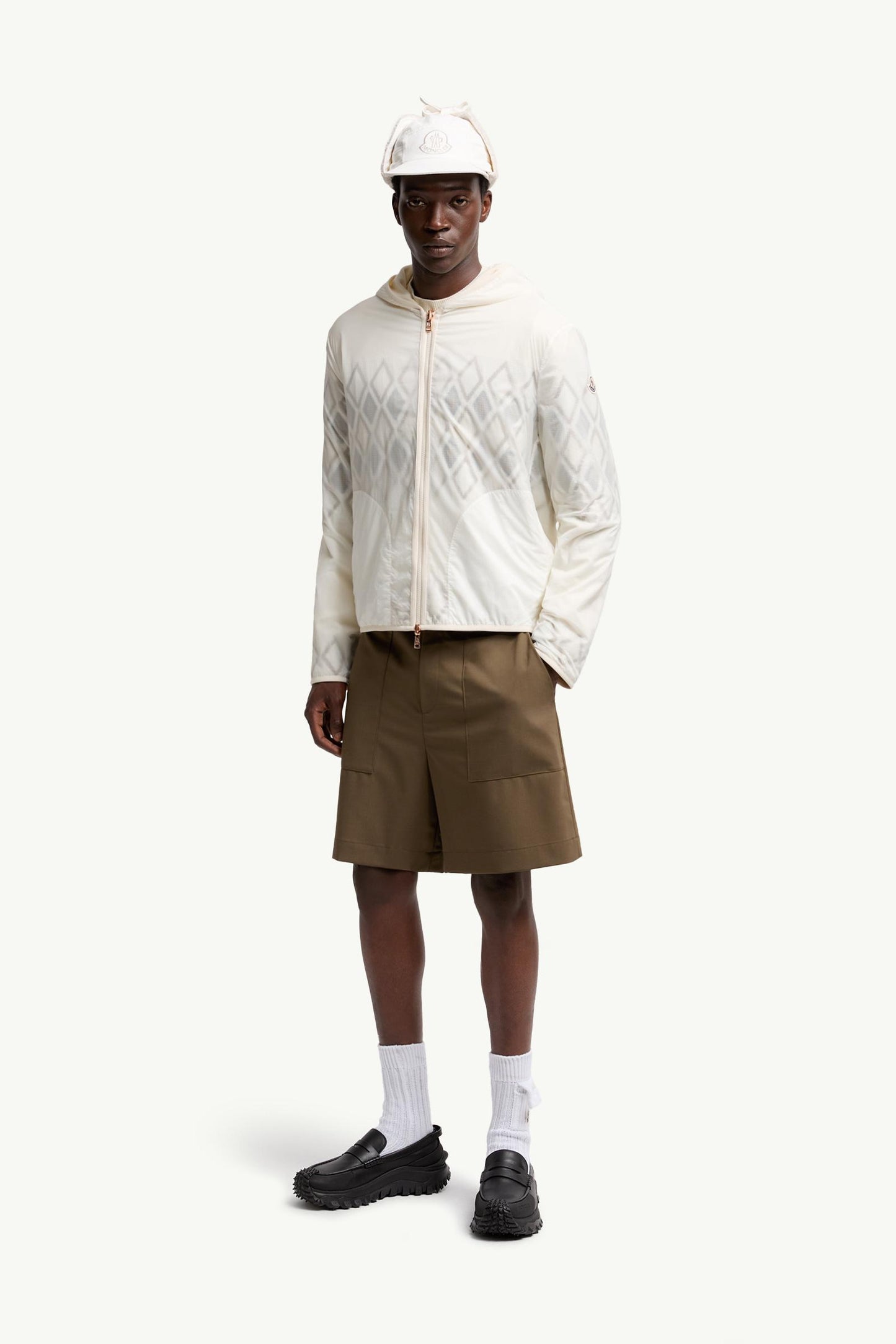 Reversible Wool Zip-Up Hoodie