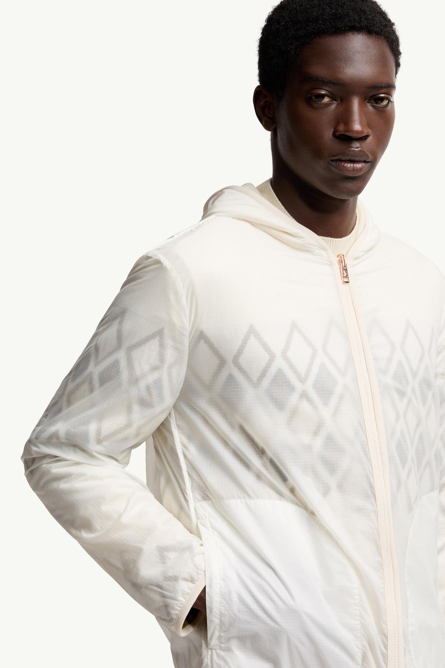 Reversible Wool Zip-Up Hoodie