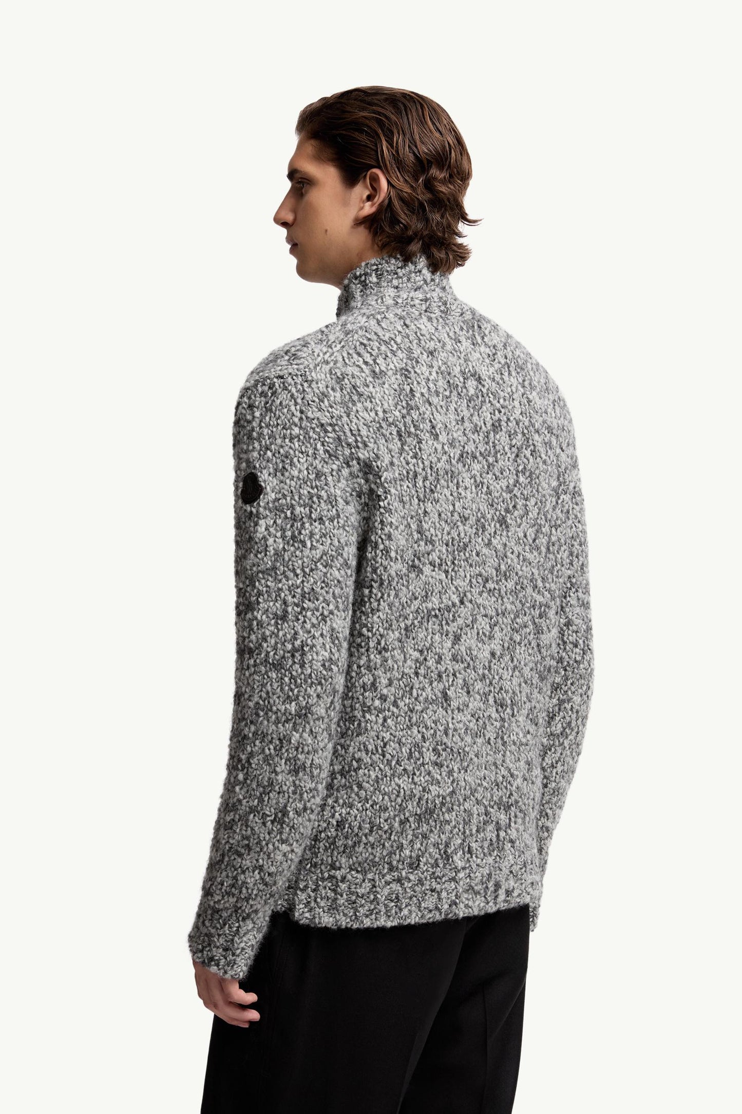 Wool & Alpaca Zip-Up Cardigan