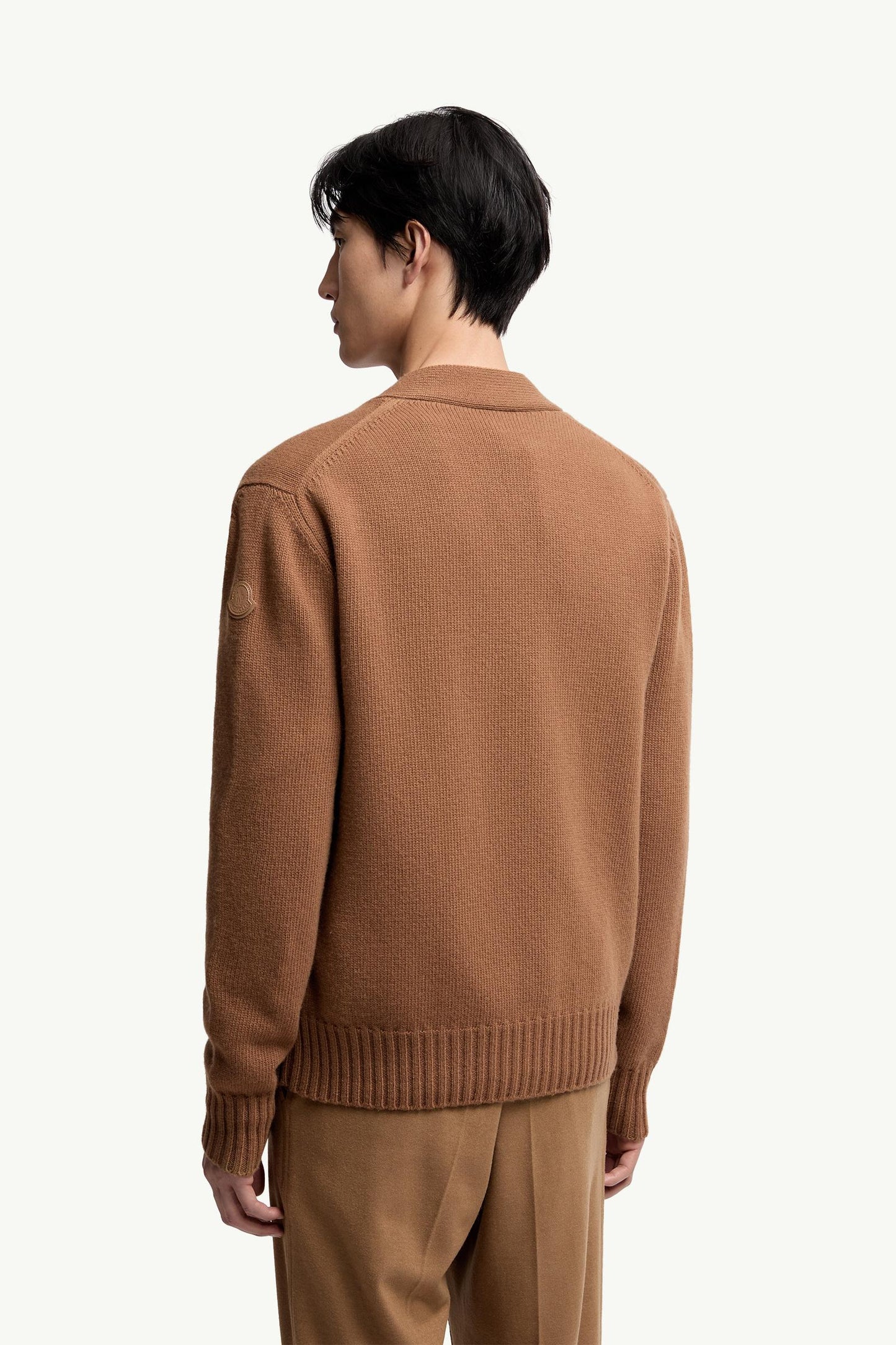 V-Neck Wool Cardigan