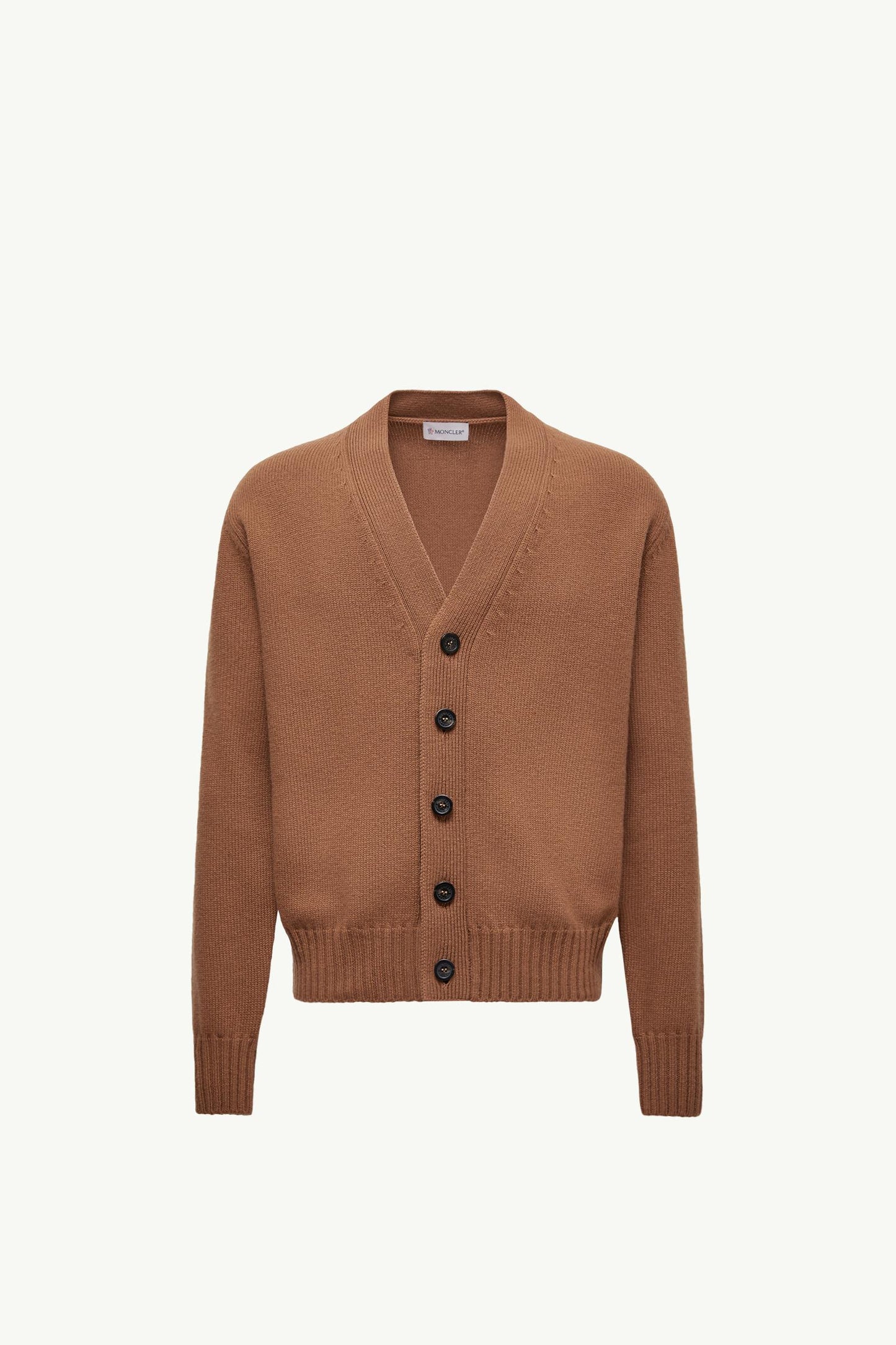 V-Neck Wool Cardigan