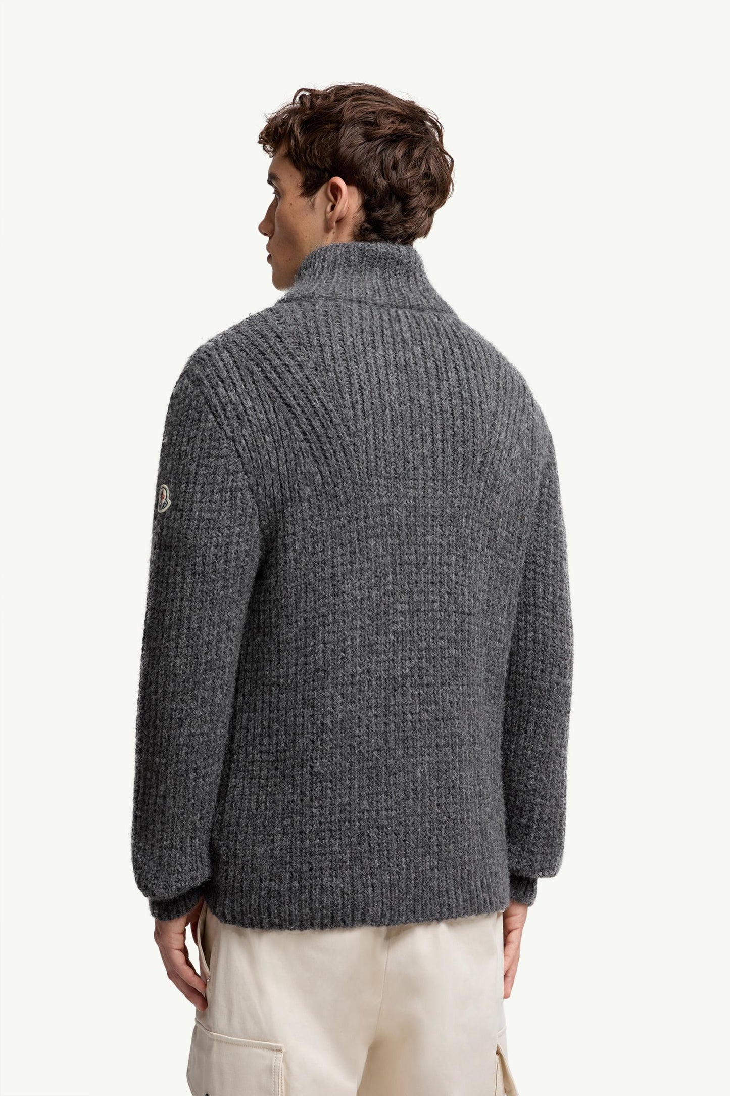 Alpaca & Wool Zip-Up Cardigan