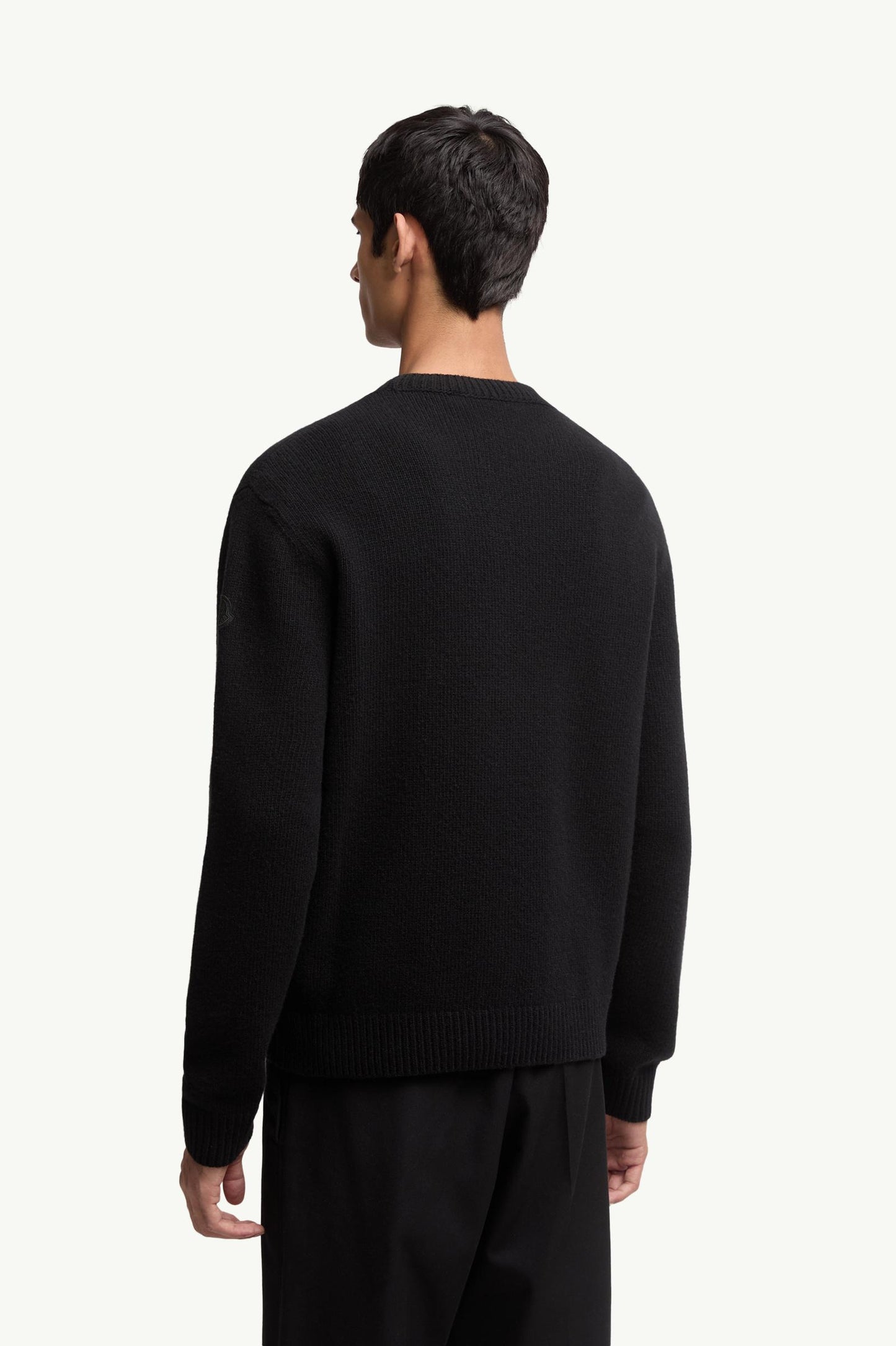 Embroidered Logo Wool Sweater