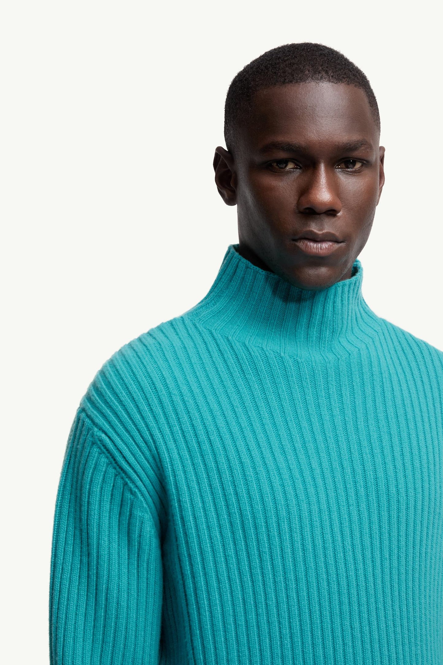 Wool & Cashmere Polo Neck Jumper