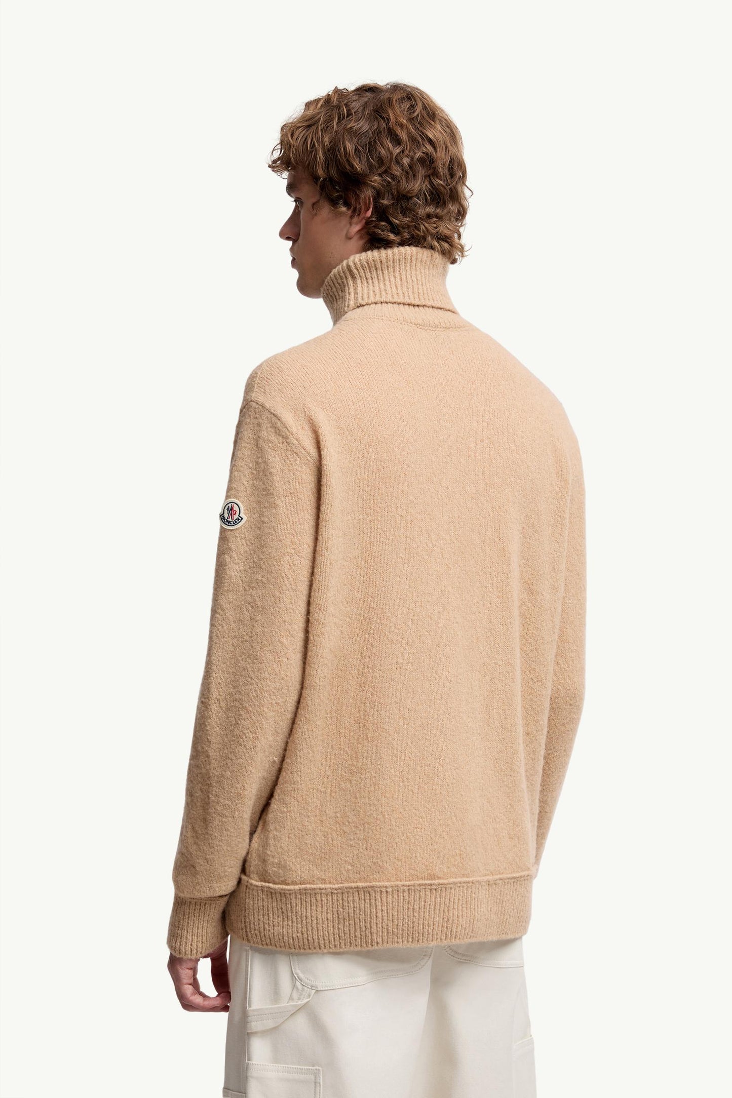 Wool Blend Polo Neck Jumper