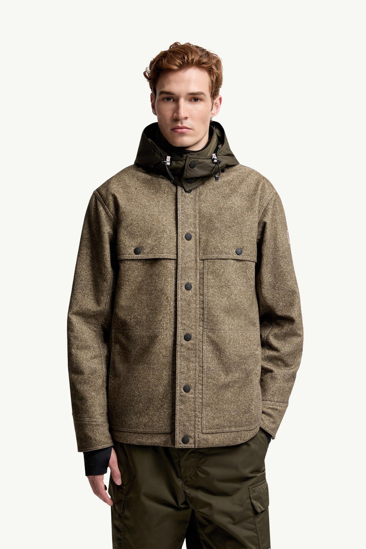 Kalinzu Cotton Moleskin Short Down Jacket