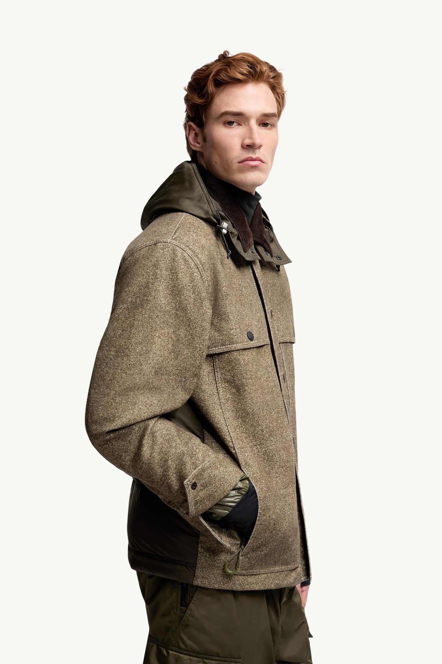 Kalinzu Cotton Moleskin Short Down Jacket