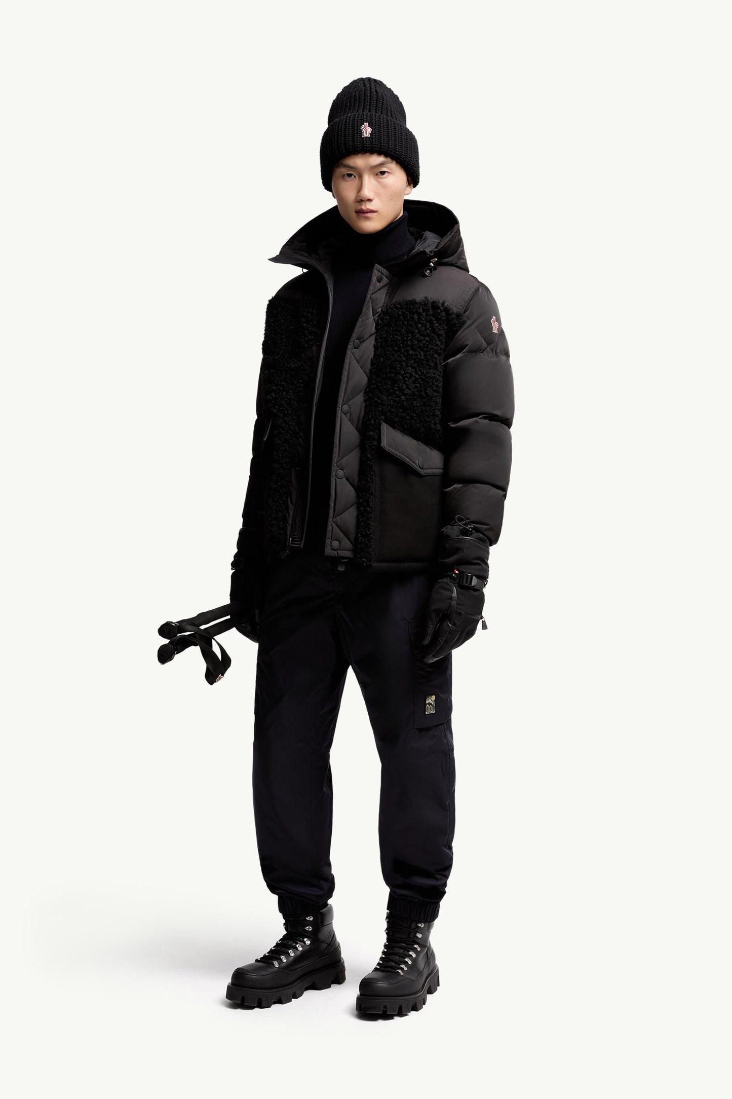 Gabardine Cargo Trousers