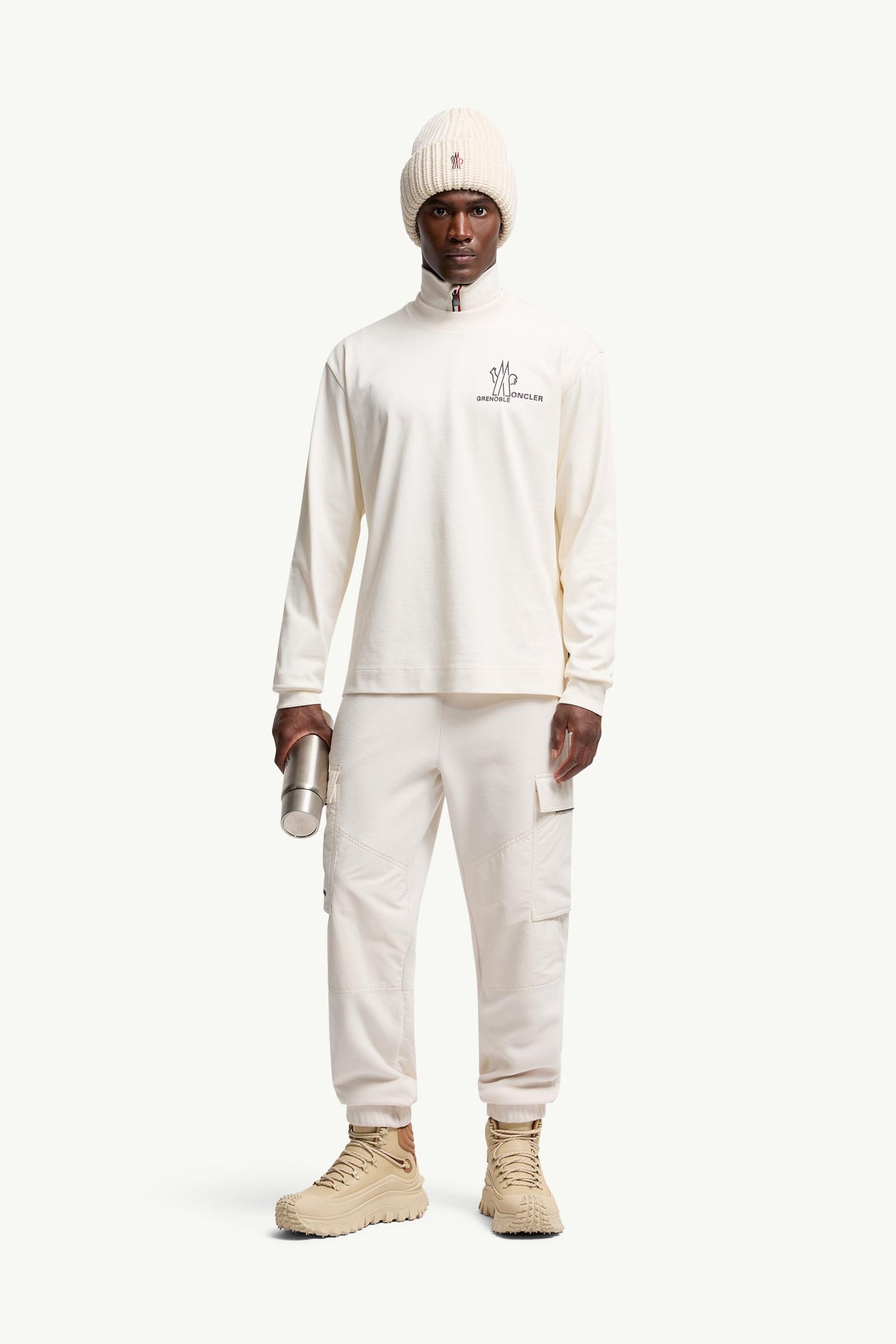 Logo Long Sleeve Cotton T-Shirt