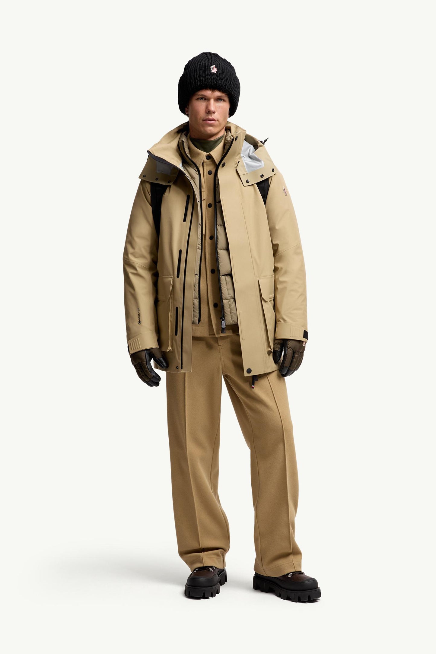 Embossed Logo Cotton Track Pants