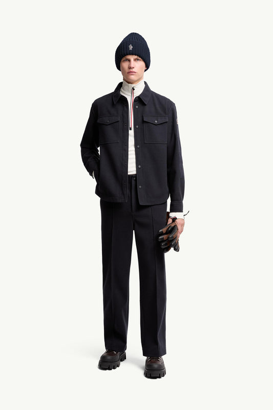 Embossed Logo Cotton Track Pants