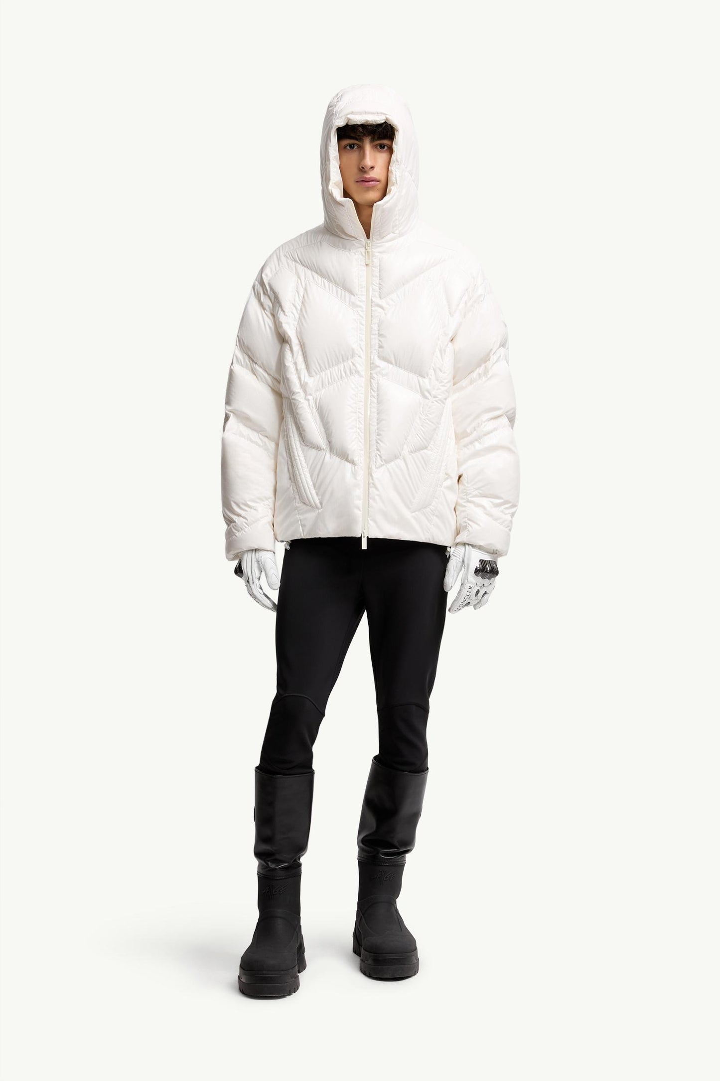 MC x A$AP Rocky Bahianinha Hooded Short Down Jacket