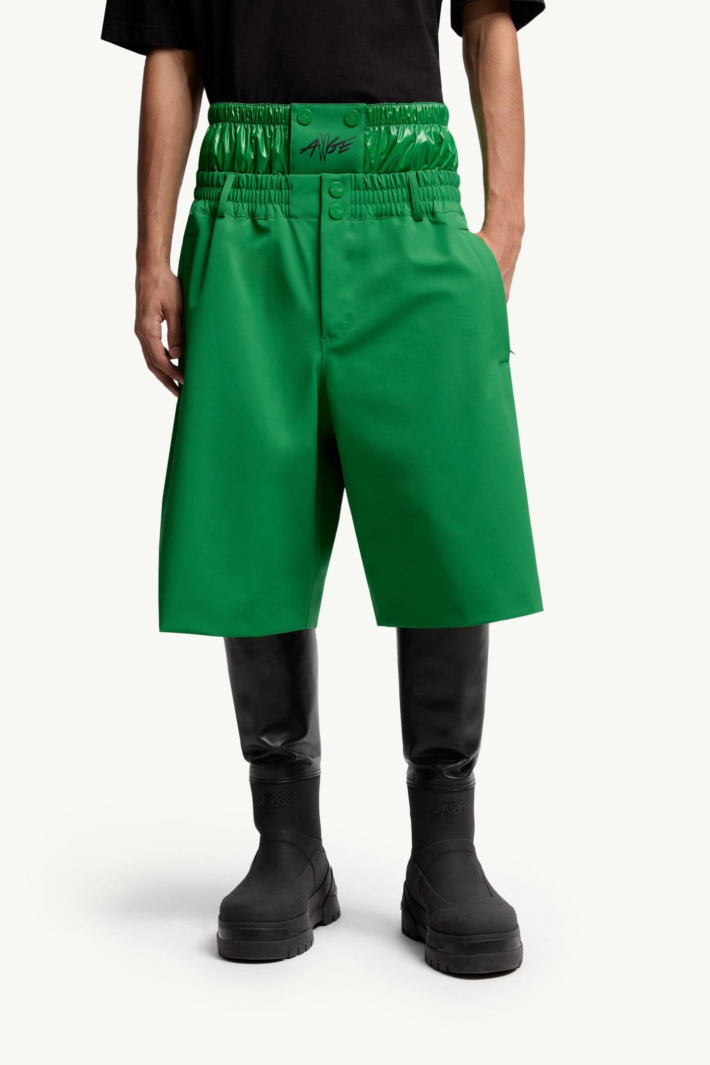 MC x A$AP Rocky Logo Print Shorts