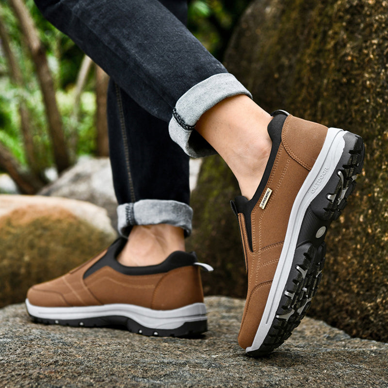 [🔥Authenticity Guaranteed] Men's Comfortable Waterproof Breathable Anti-Sprain Orthopedic Hiking Shoes