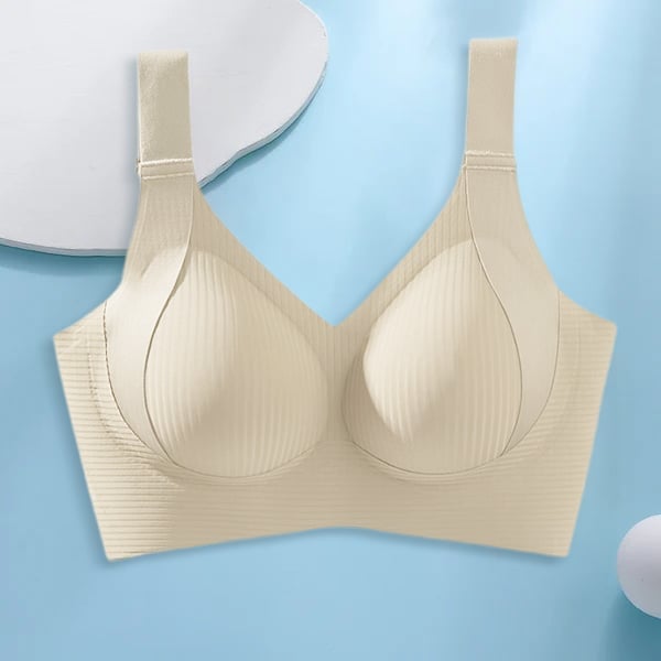 Buy 1 Get 3 PacksWomen's Ribbed Adjustable Wireless Bra