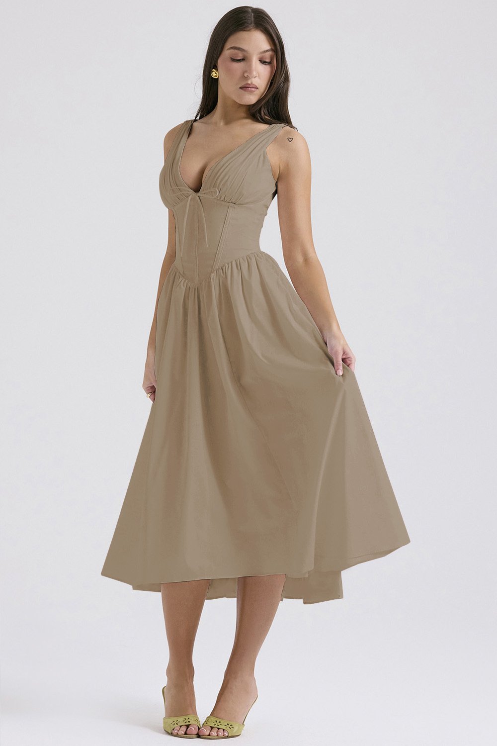 Stylish Floral Print V-Neck Swing Dress🌺Buy 2 Free Shipping