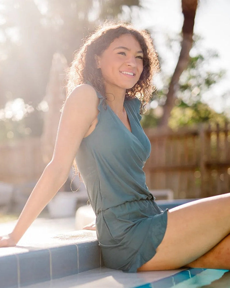 Built-in Bra Swim Romper